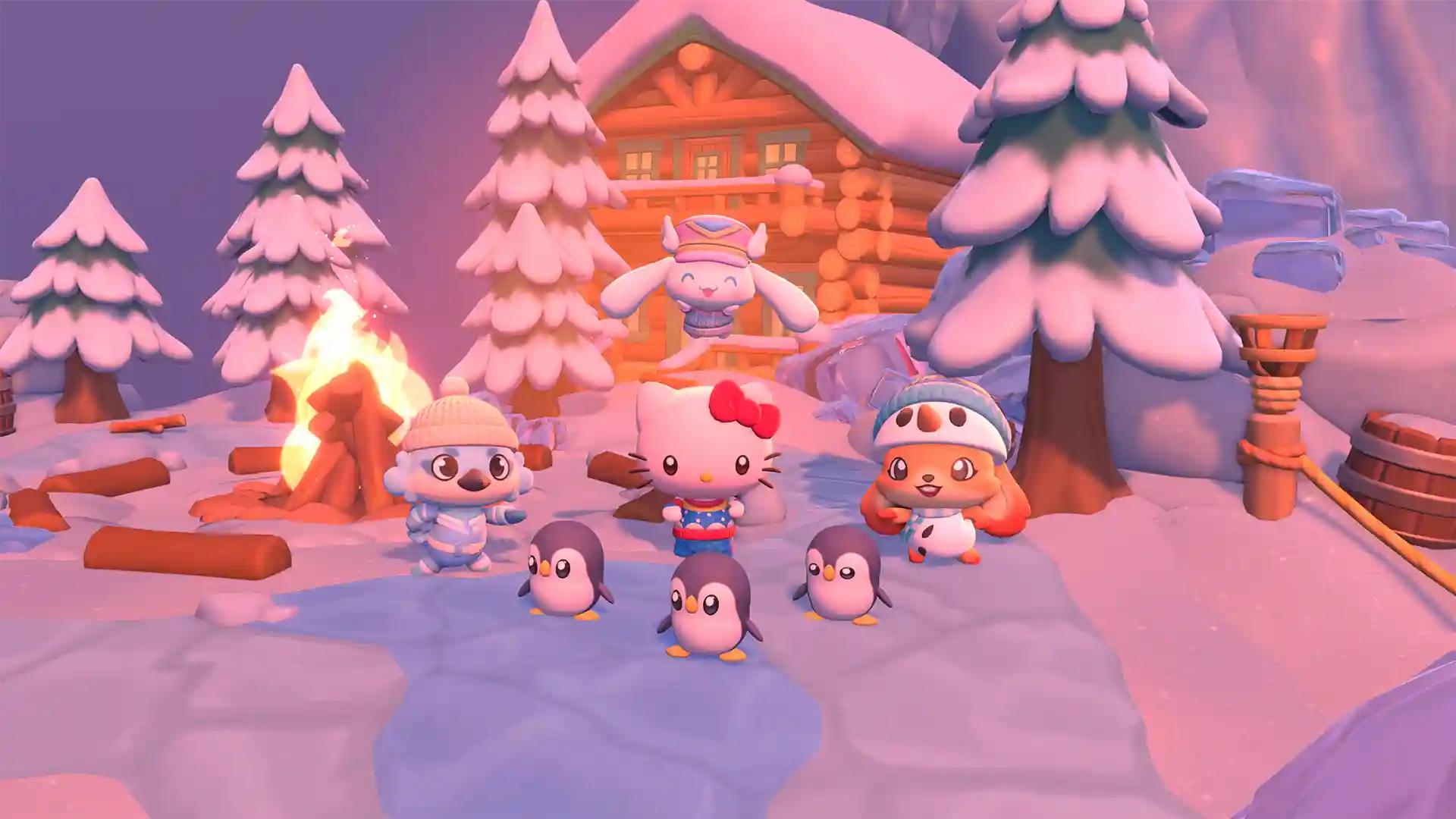 1920x1080 Hello Kitty Island Adventure “Snow & Sound” update released. Loot Level Chill