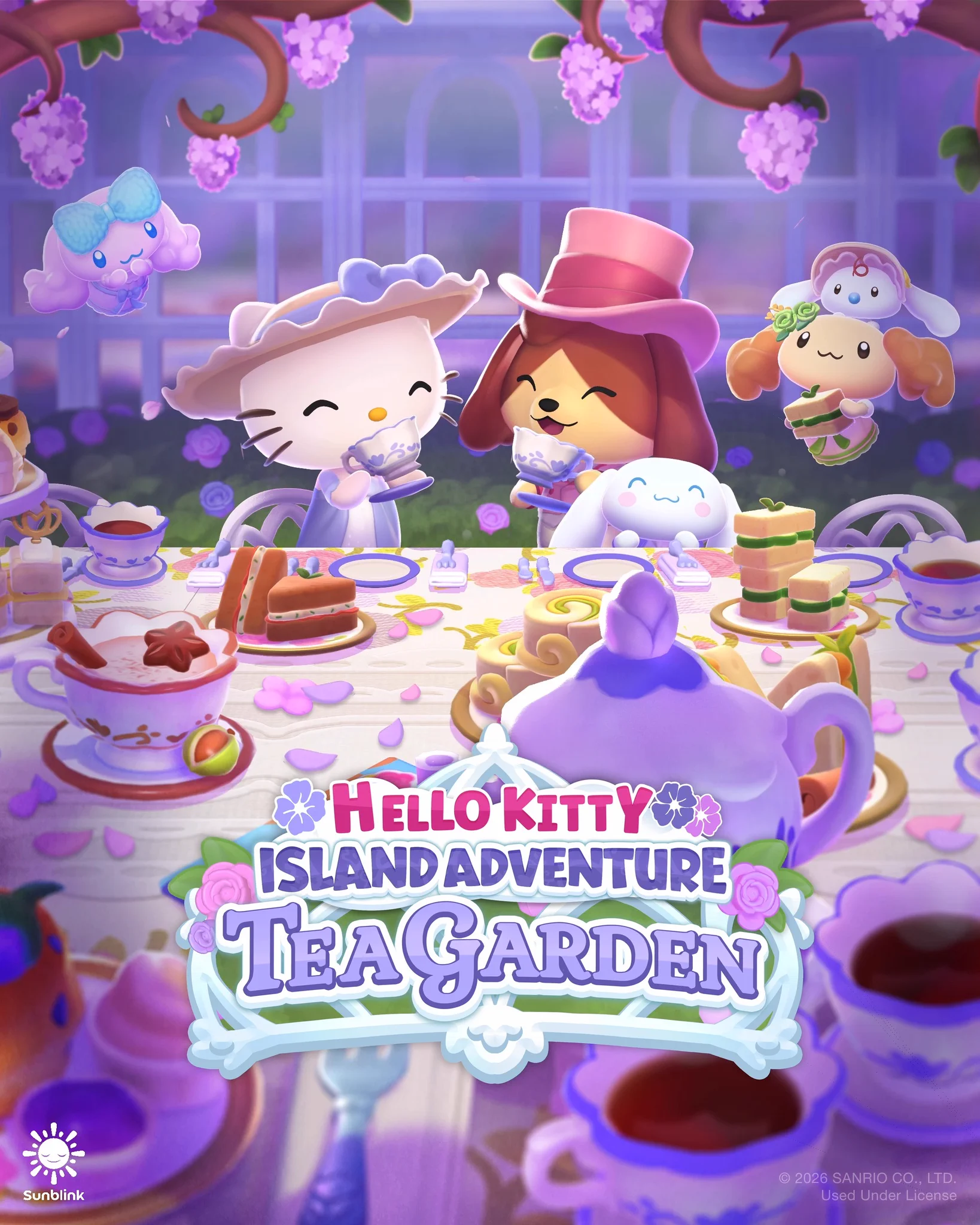 1638x2048 You’re cordially invited to the Hello Kitty Island Adventure Tea Garden DLC