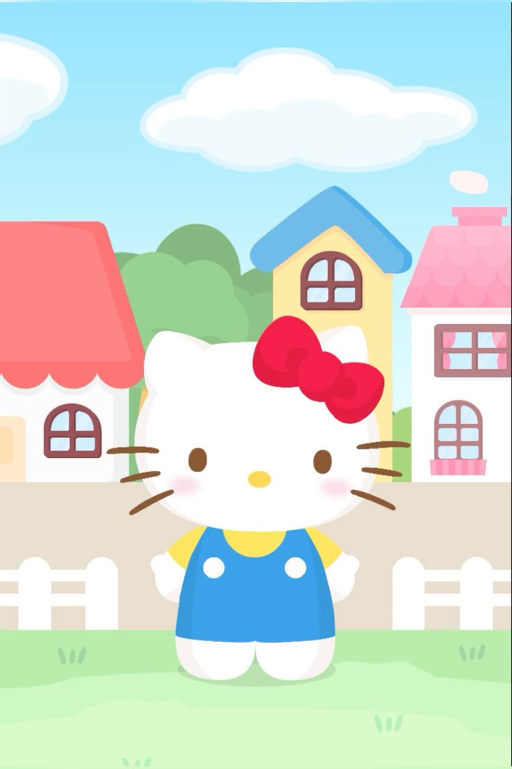 736x1104 Hello kitty town background. Hello kitty island adventure wallpaper, Hello kitty island adventure background, Hello