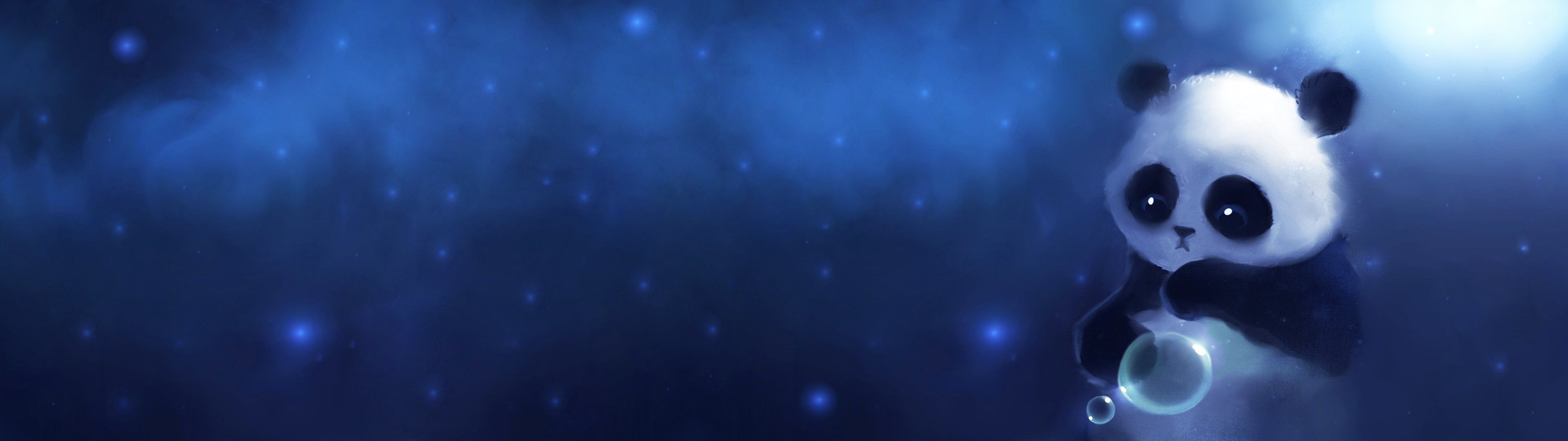 3840x1080 Cute Dual Monitor Wallpaper