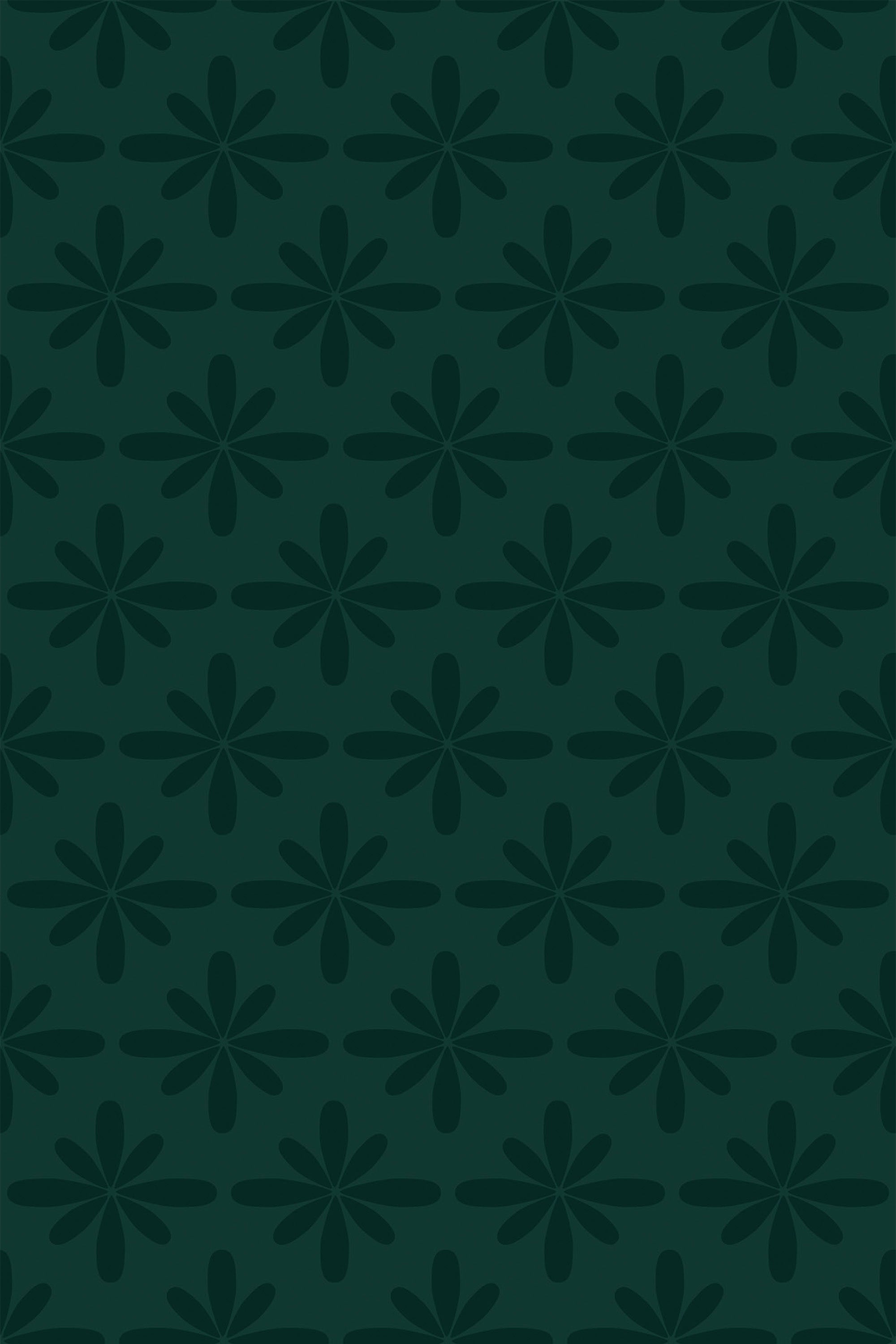 2000x3000 Forest green floral Peel and Stick Removable Wallpaper