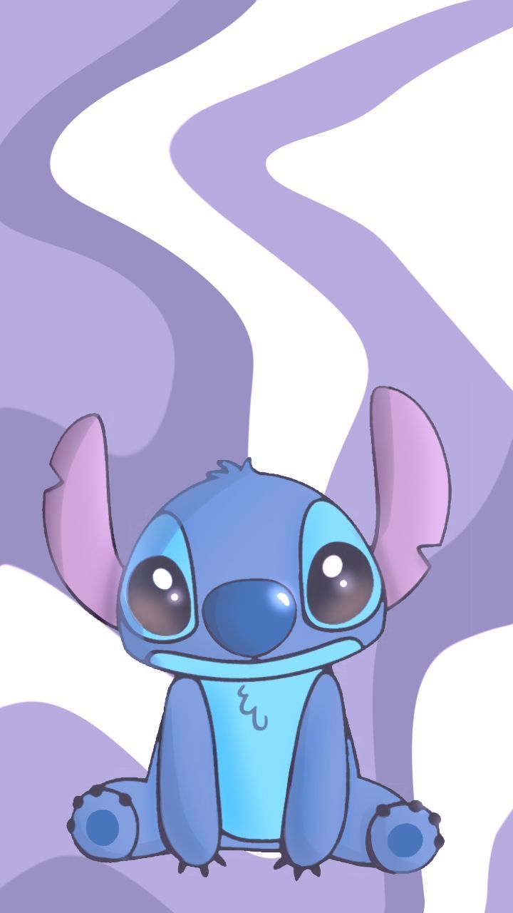 720x1280 Purple aesthetic Stitch wallpaper