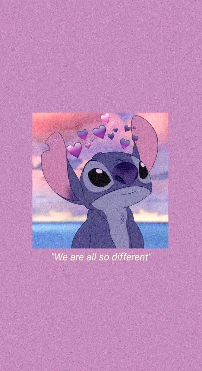 670x1230 Purple Stitch Wallpaper