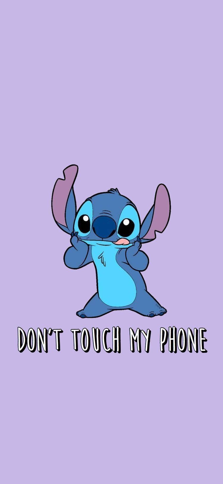 750x1624 Download Purple Stitch Phone Wallpaper