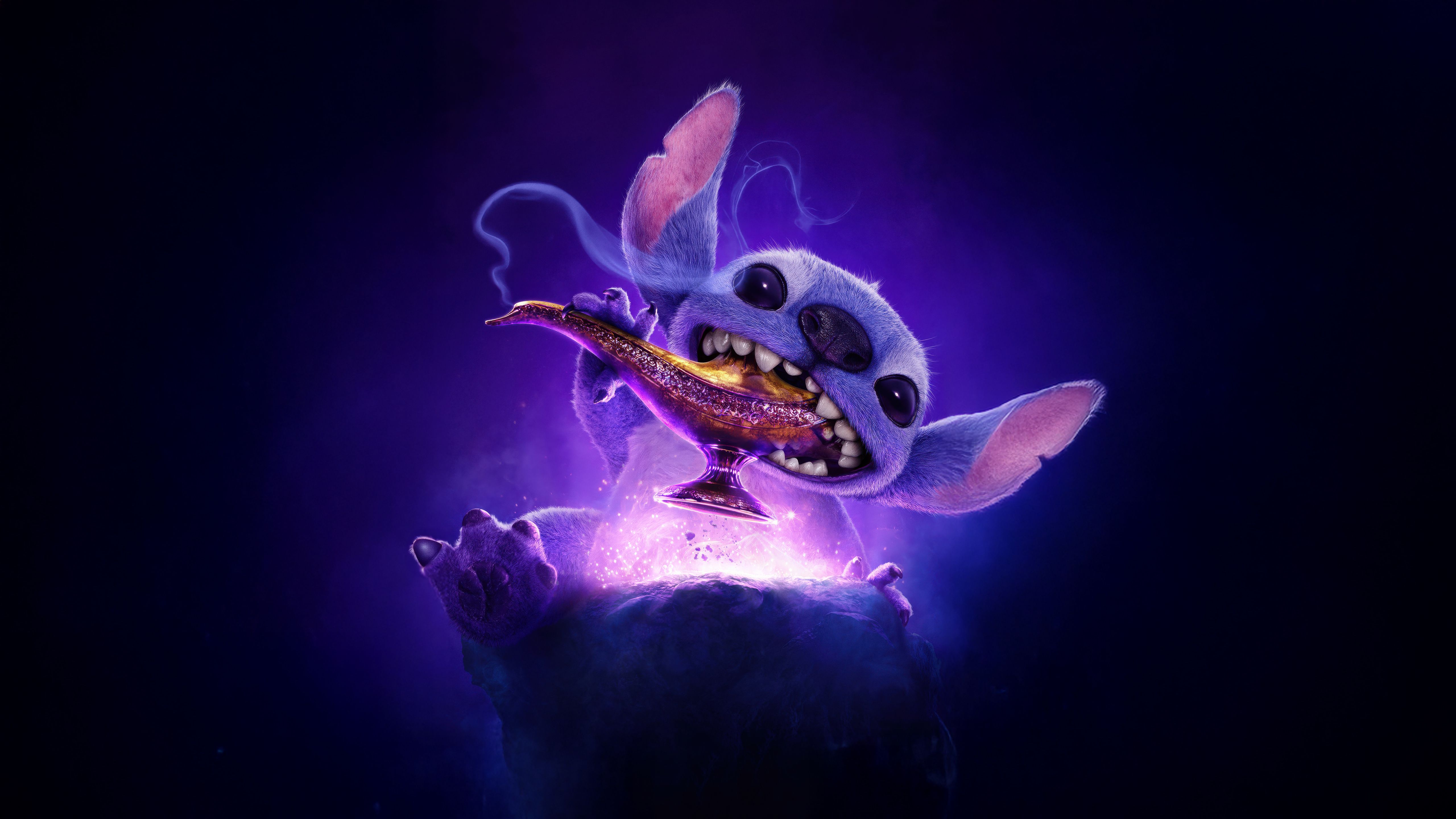 5120x2880 Lilo And Stitch X Aladdin Genie Lamp Wallpaper, HD Movies Wallpaper, 4k Wallpaper, Image, Background, Photos and Picture