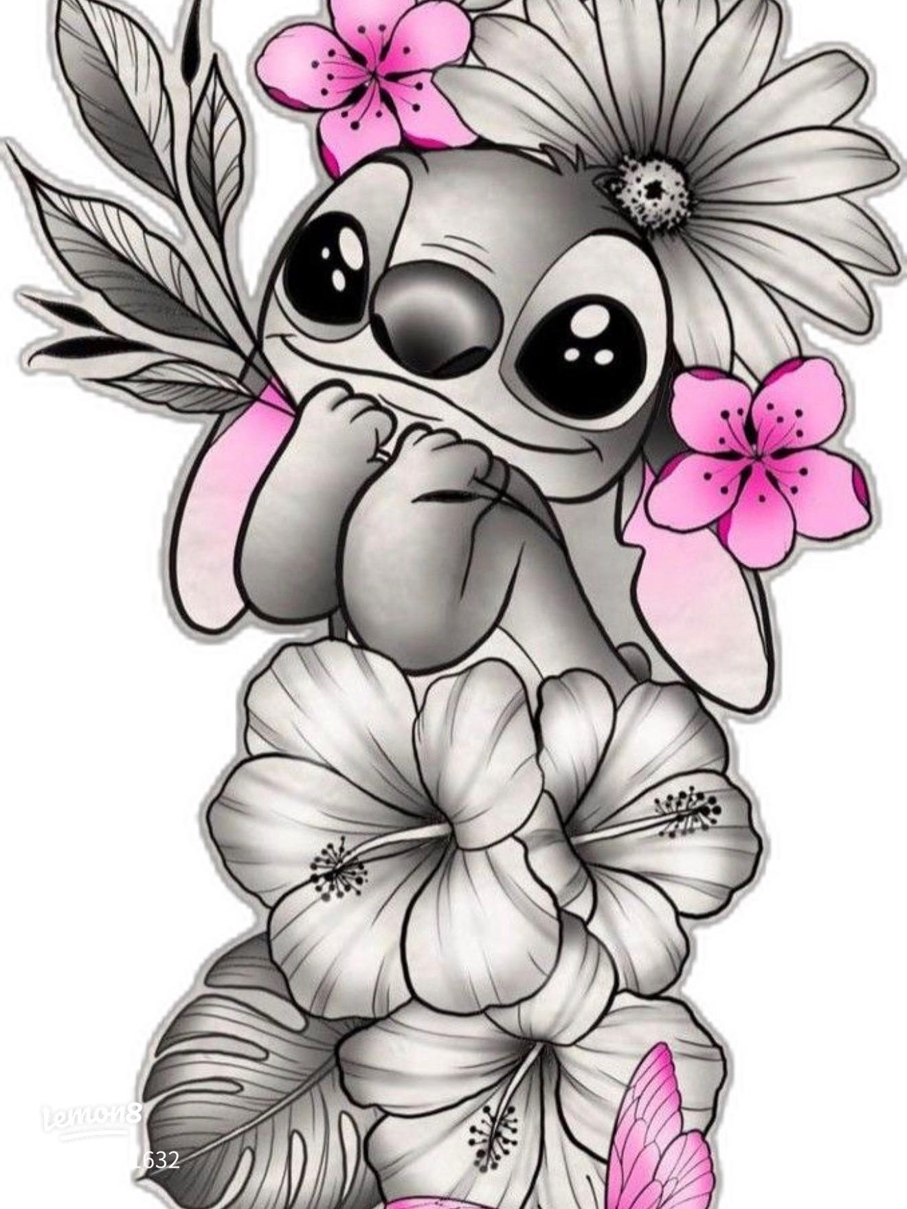 1320x1759 Cute Stitch Purple Lock Screen & Wallpaper (Phone Background)