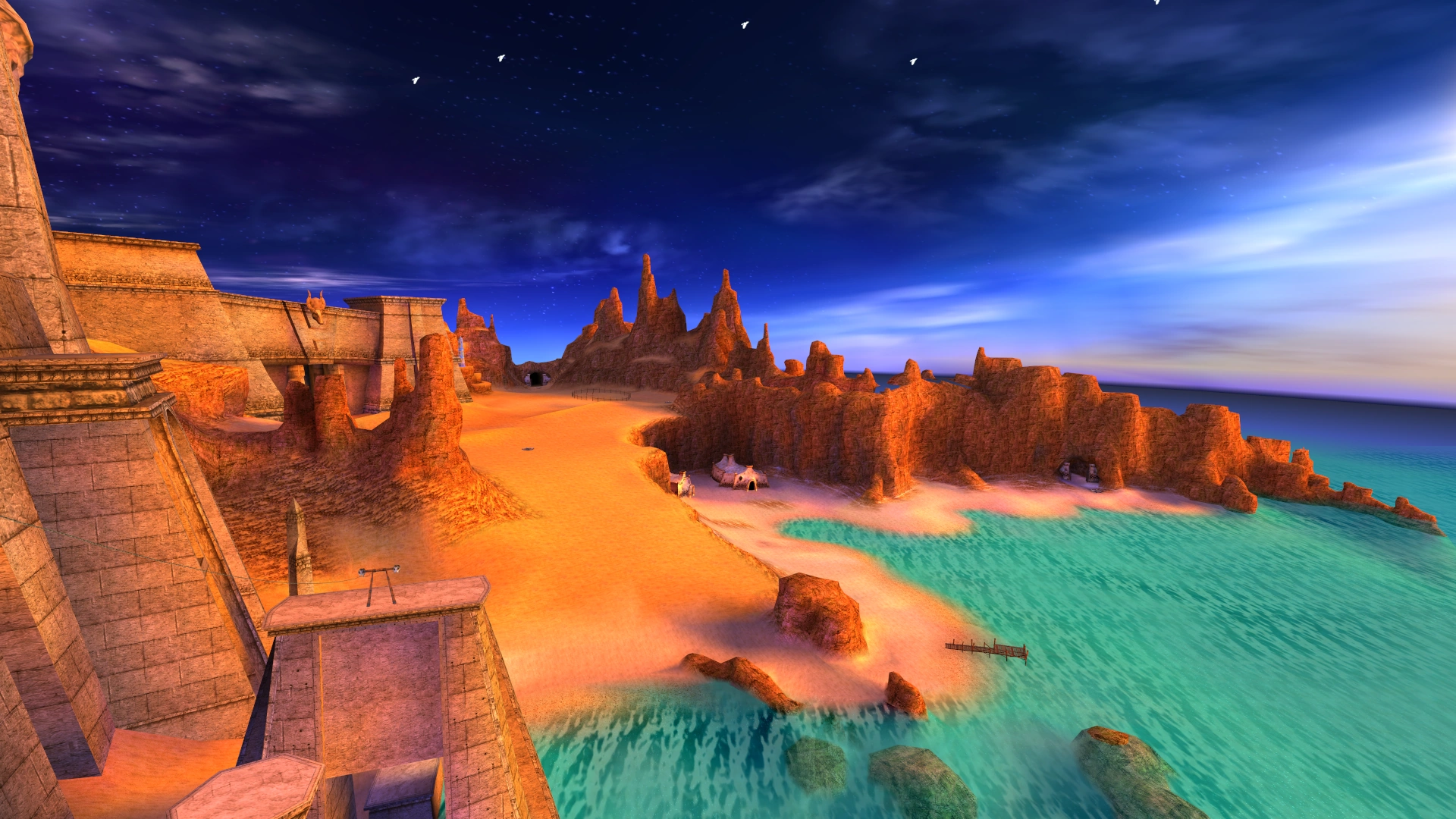 1920x1080 Heliopolis Point. Sphinx and the Cursed Mummy