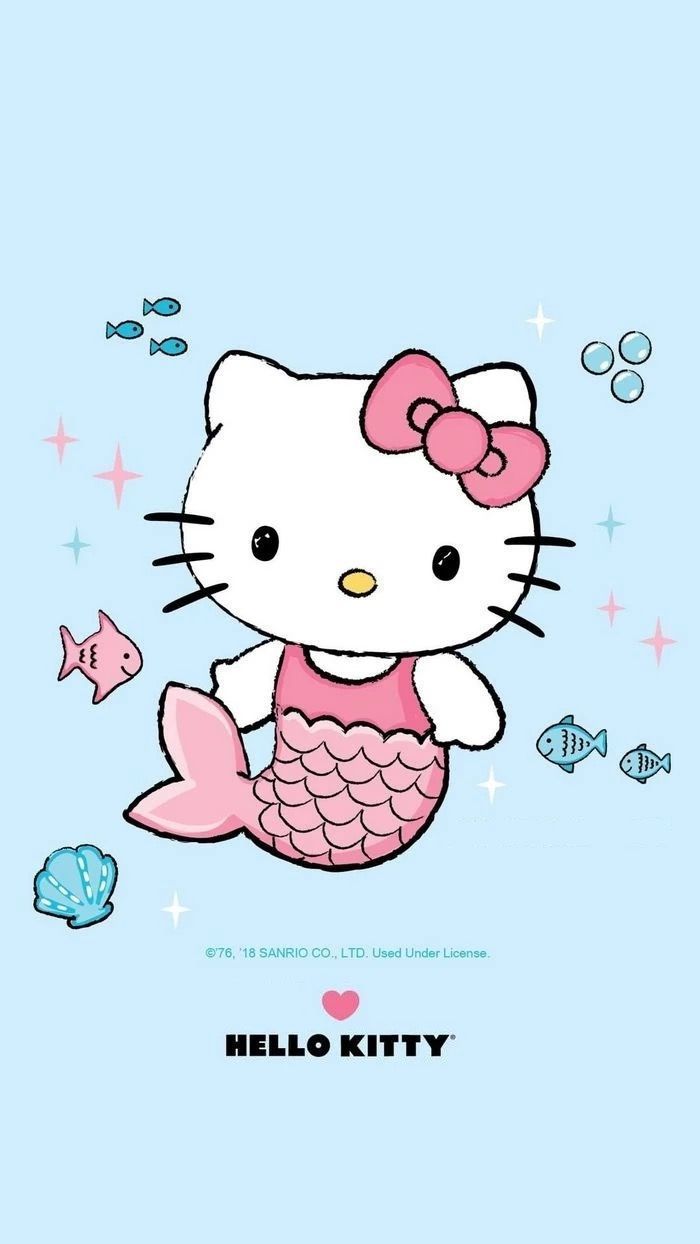 700x1244 Mermaid hello kitty