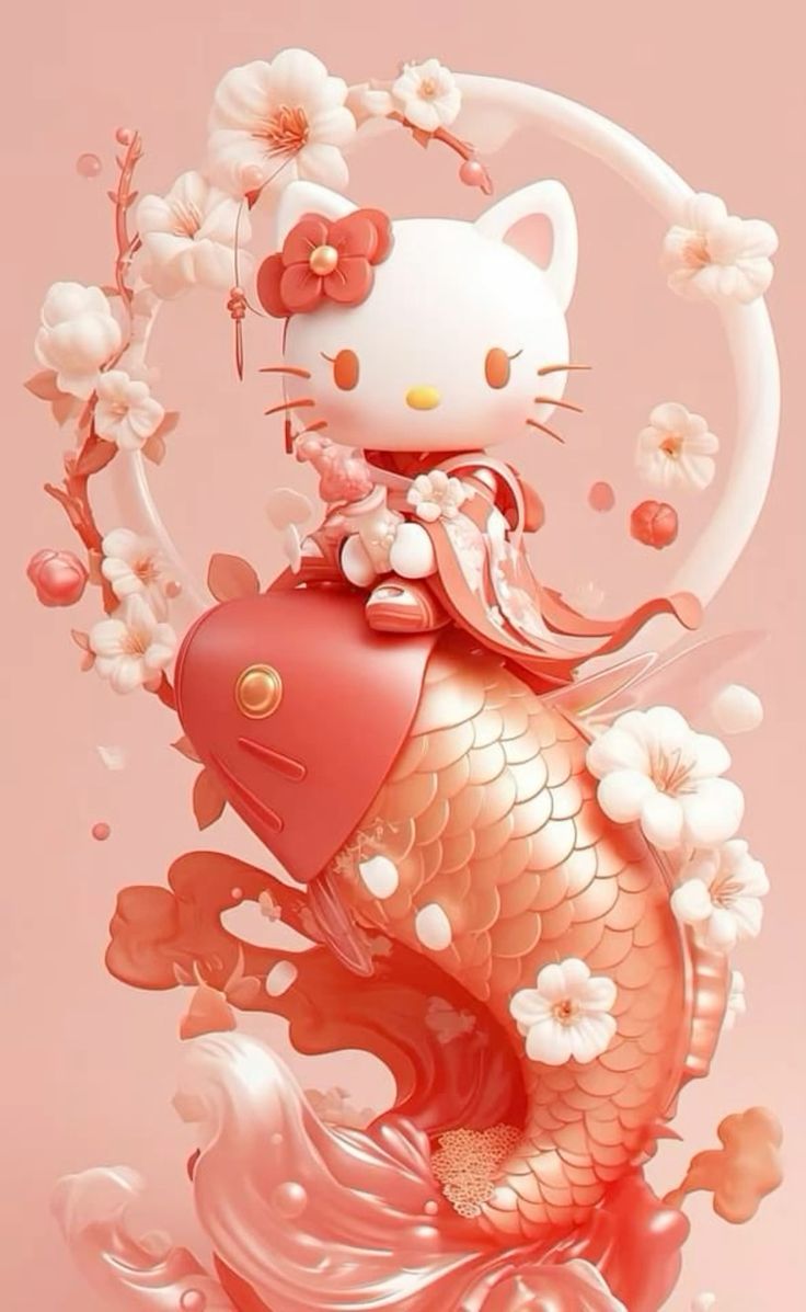 736x1197 Hello kitty concept art. Dragon hello kitty, Hello kitty chinese zodiac, Hello kitty wallpaper