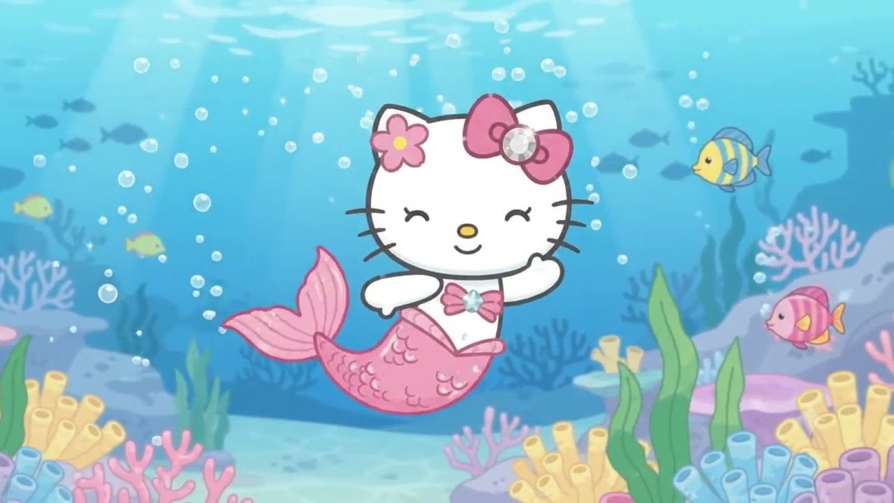 1280x720 Hello kitty kids video