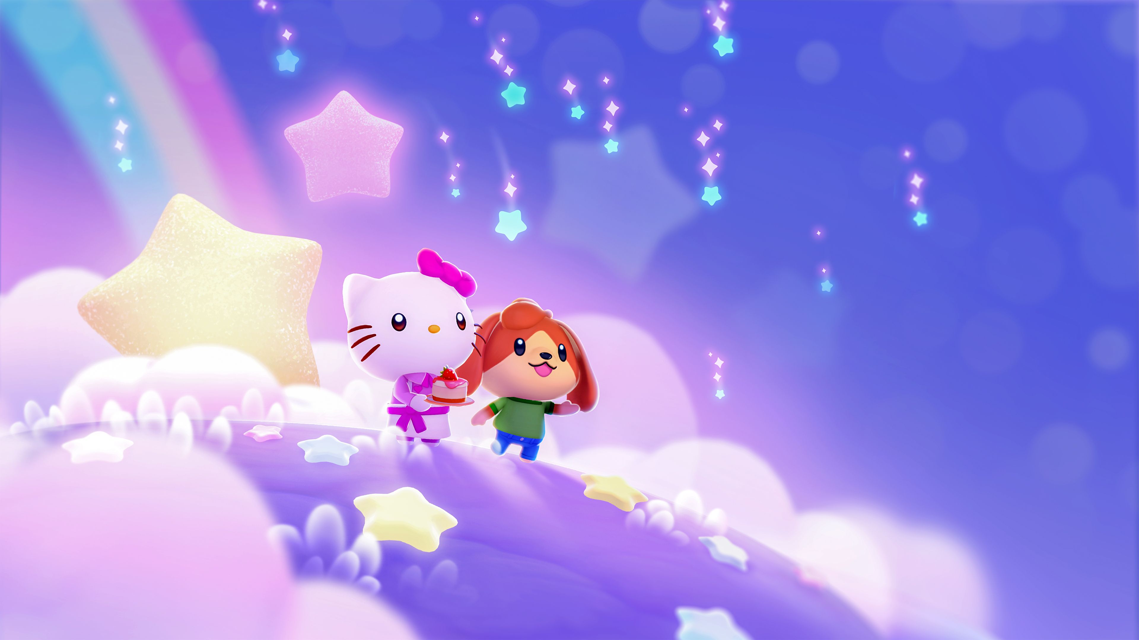 3840x2160 Hello Kitty Island Adventure HD Wallpaper: Underwater Fun with Friendsx1080