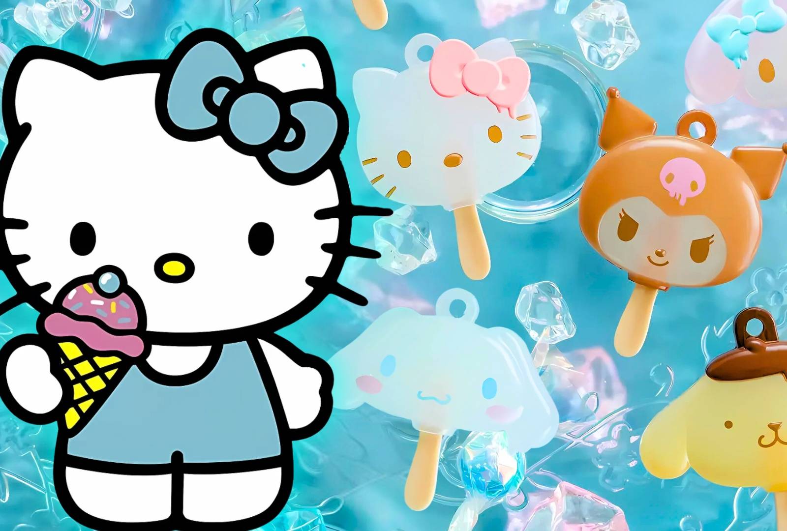 1600x1080 Hello Kitty & Friends Transform Into Popsicle Style Bath Bombs In New Sanrio Release