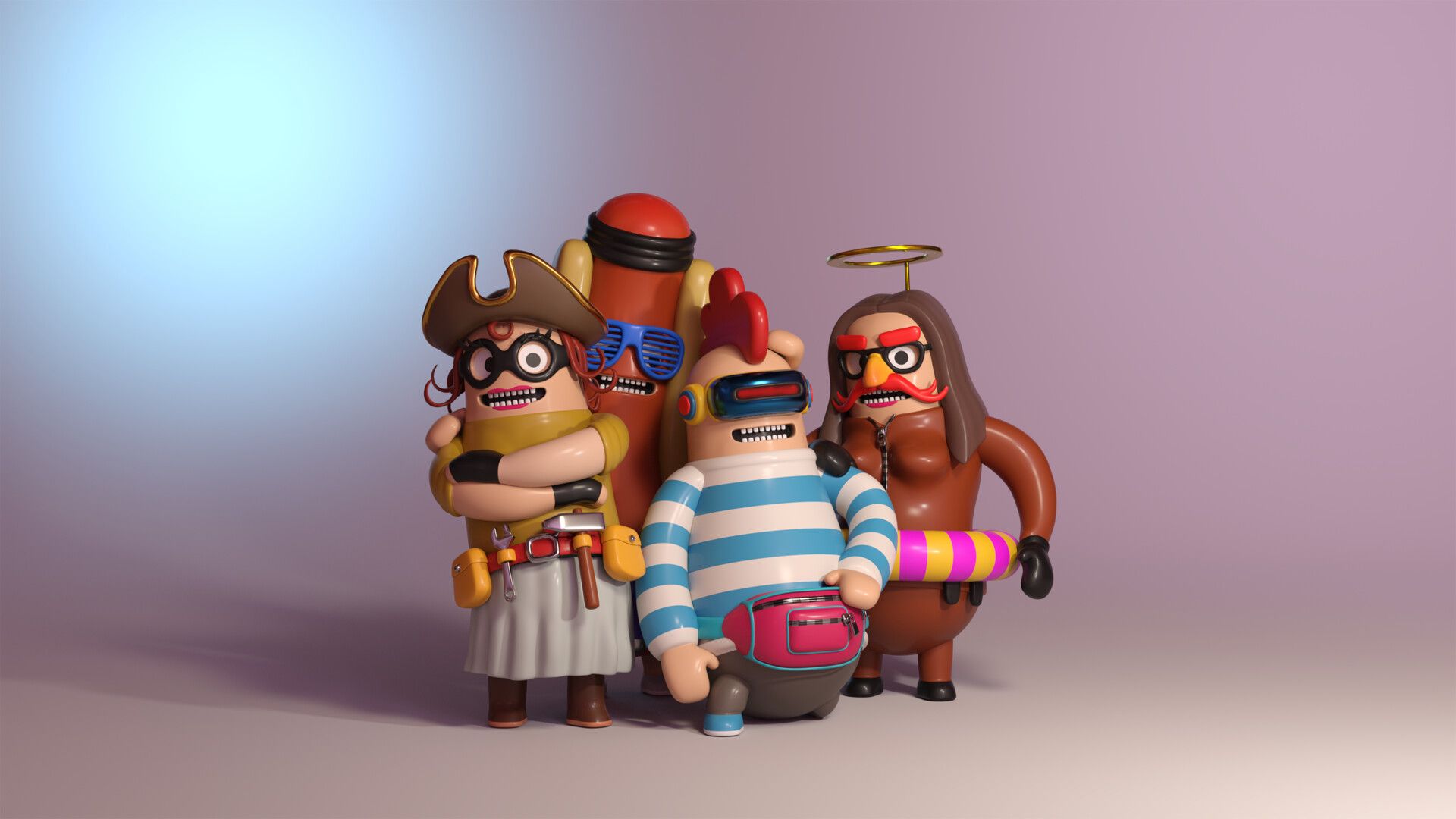 1920x1080 Rubber Bandits