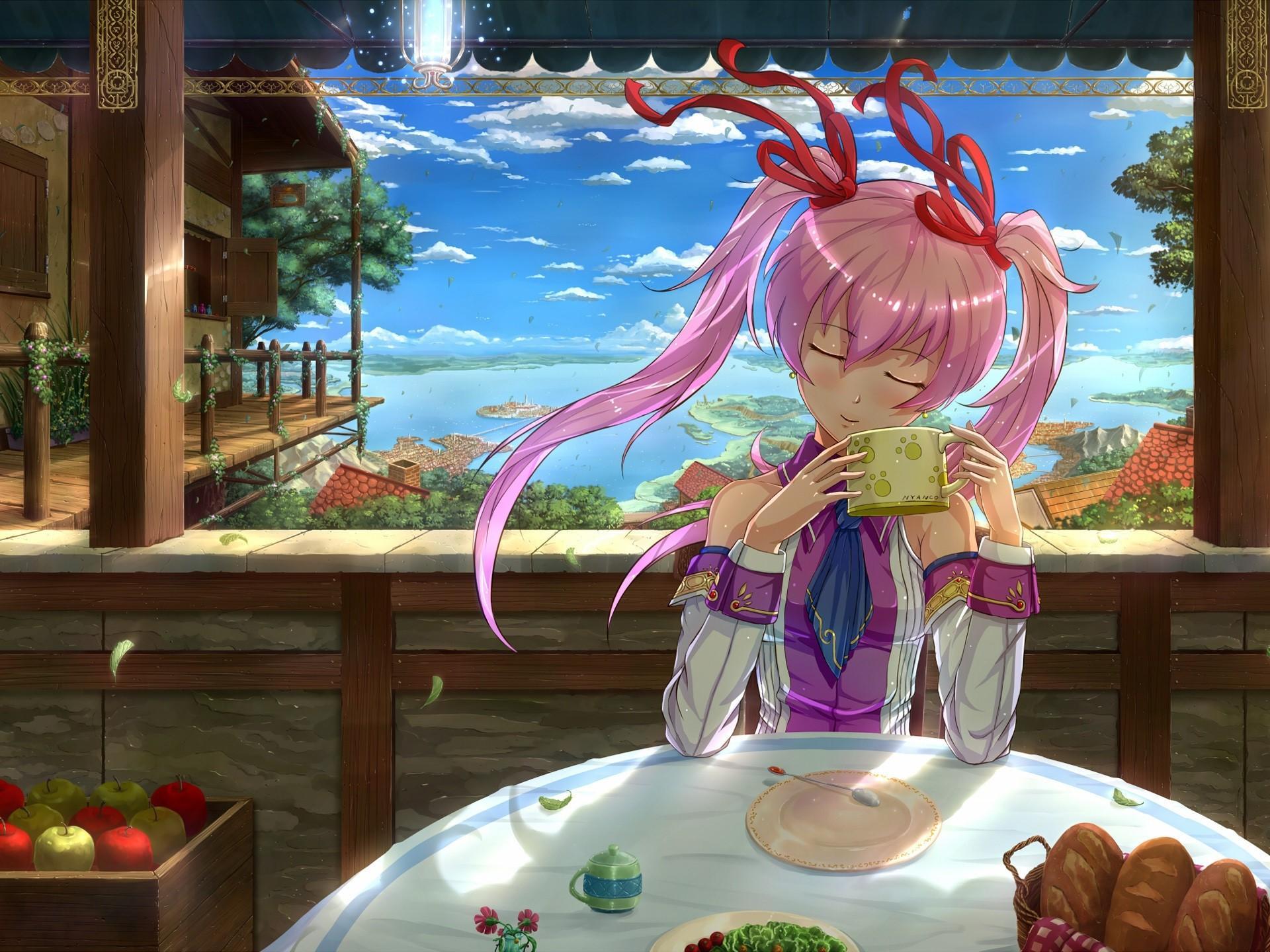 1920x1440 Anime Food Wallpaper