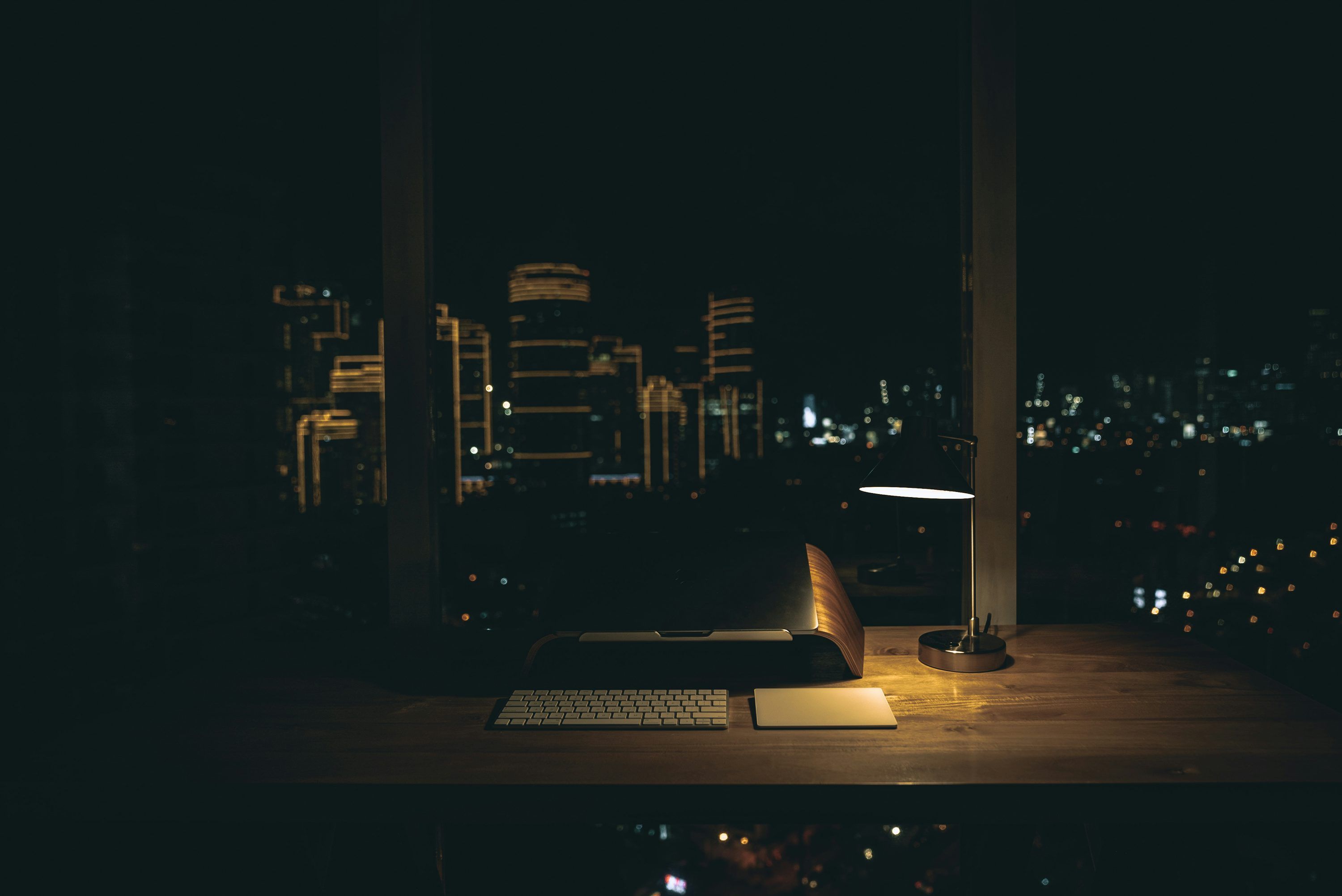 3000x2004 Office Night Picture. Download Free Image