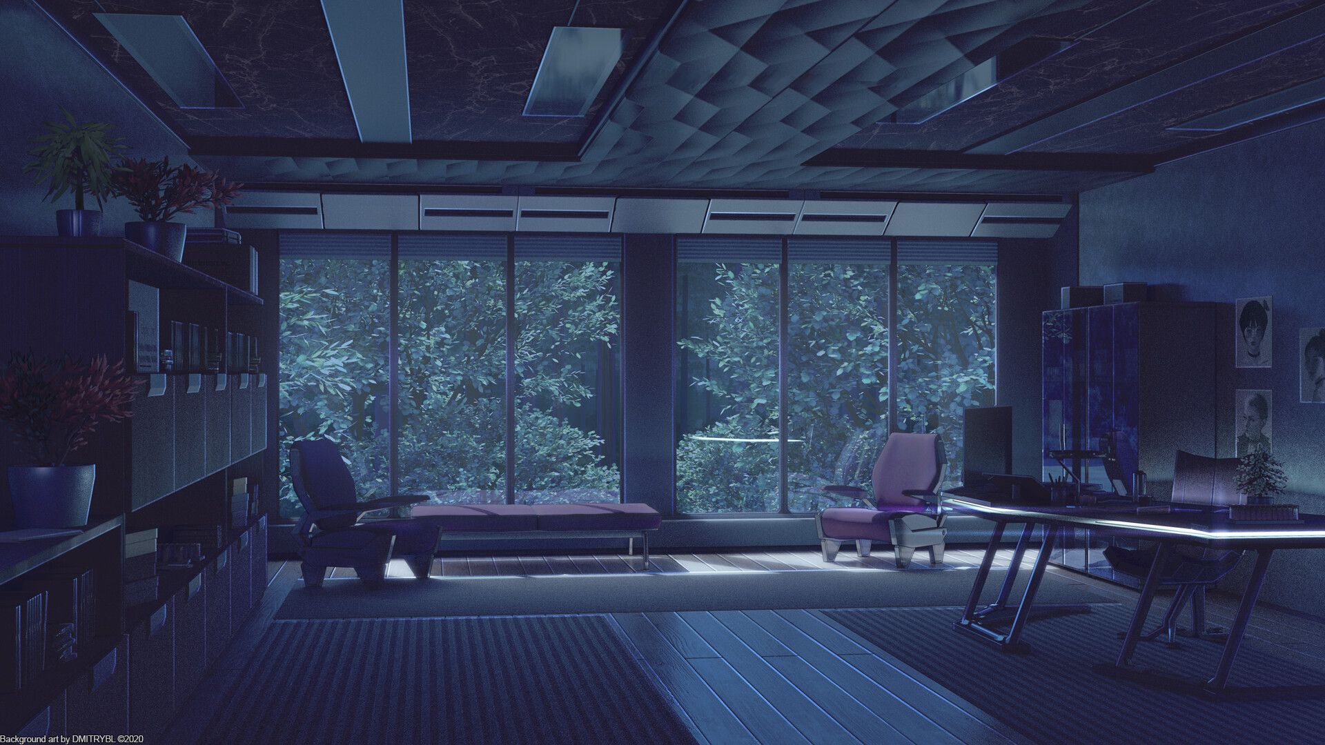 1920x1080 Erin's office Night