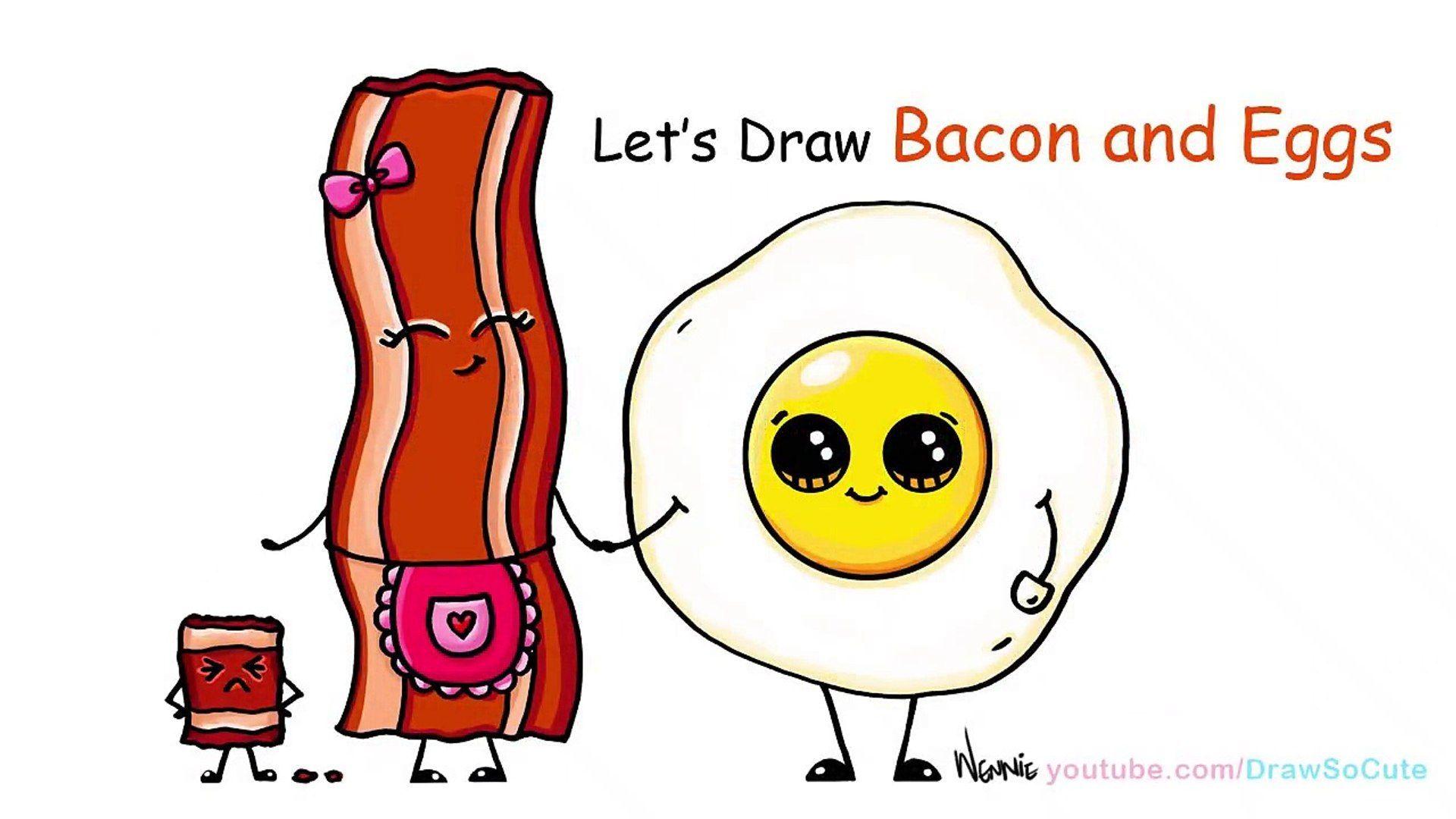 1920x1080 Cute Eggs And Bacon Wallpaper