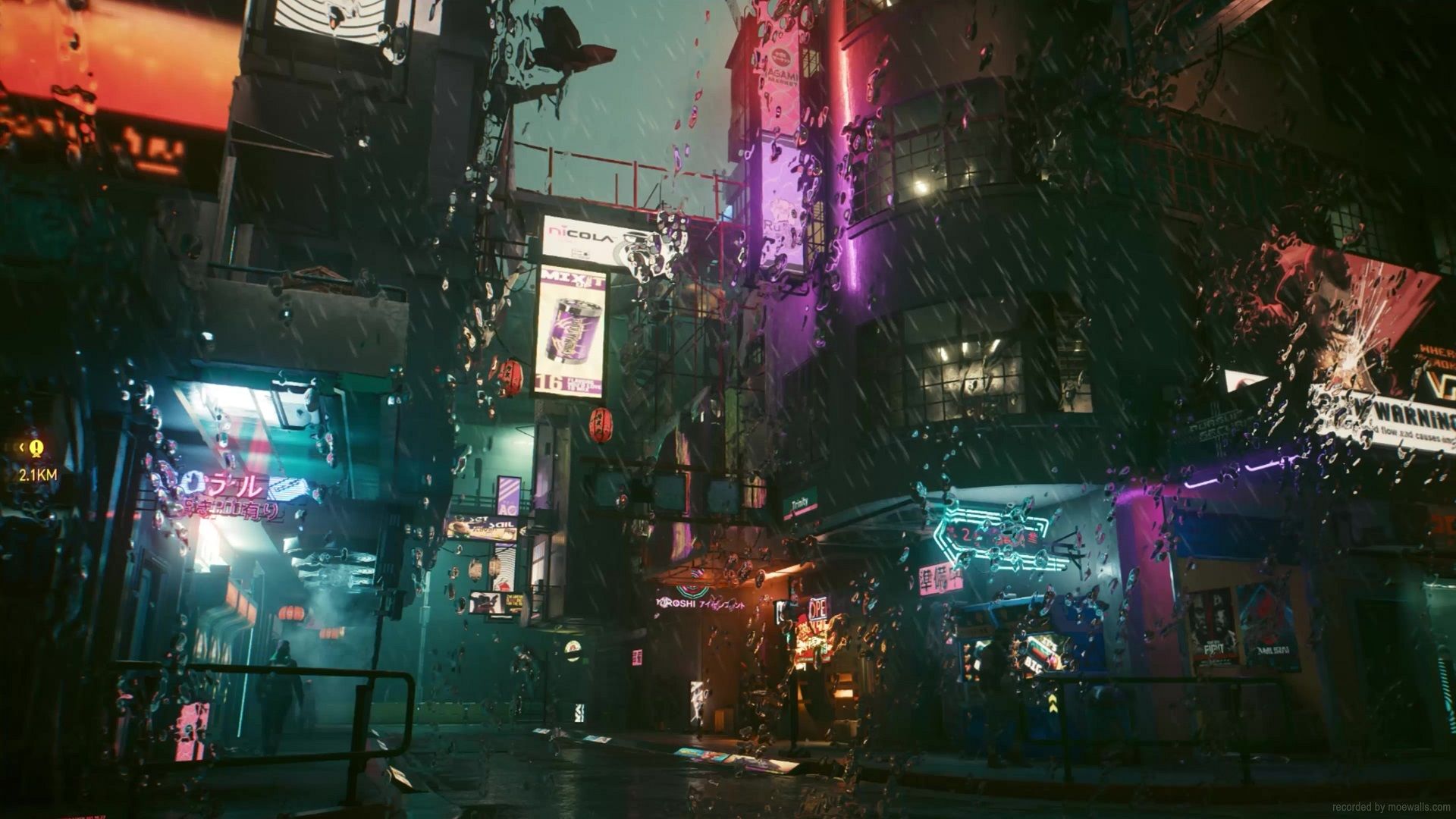 1920x1080 Cyberpunk 2077 Gloomy Rainy Day Live Wallpaper