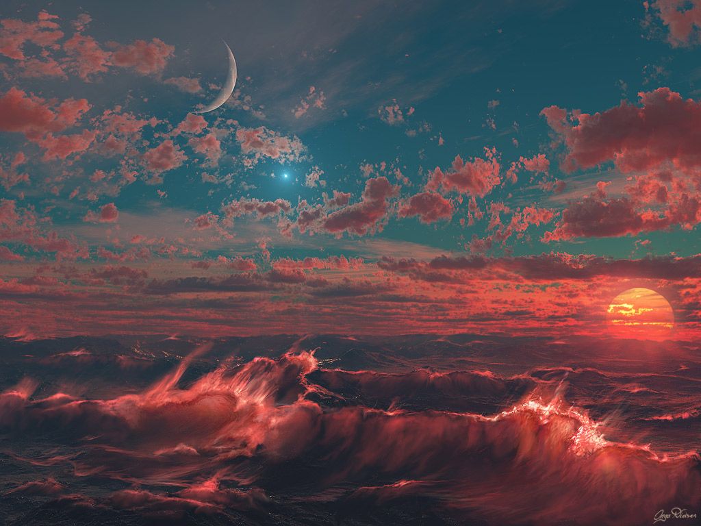 1024x768 sunfall