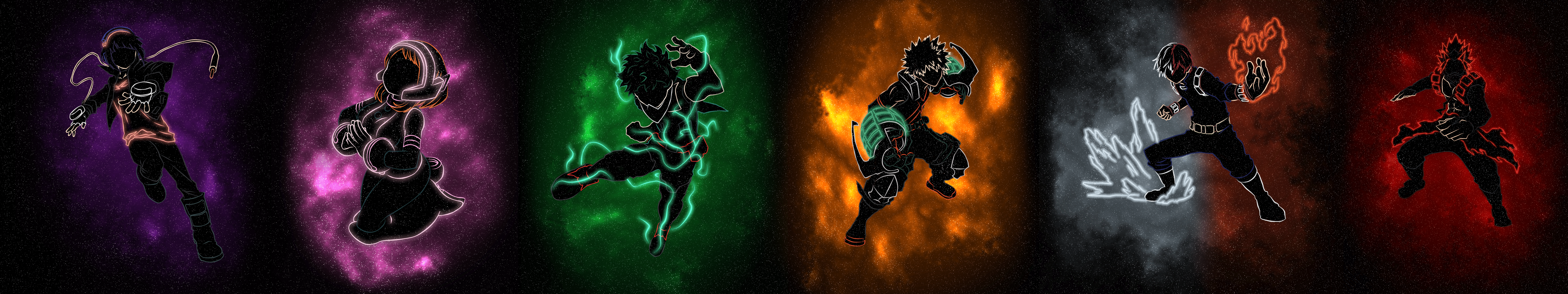 5760x1080 My Hero Academia Triple Monitor Wallpaper (5760x1080) Done By U Marmar9903
