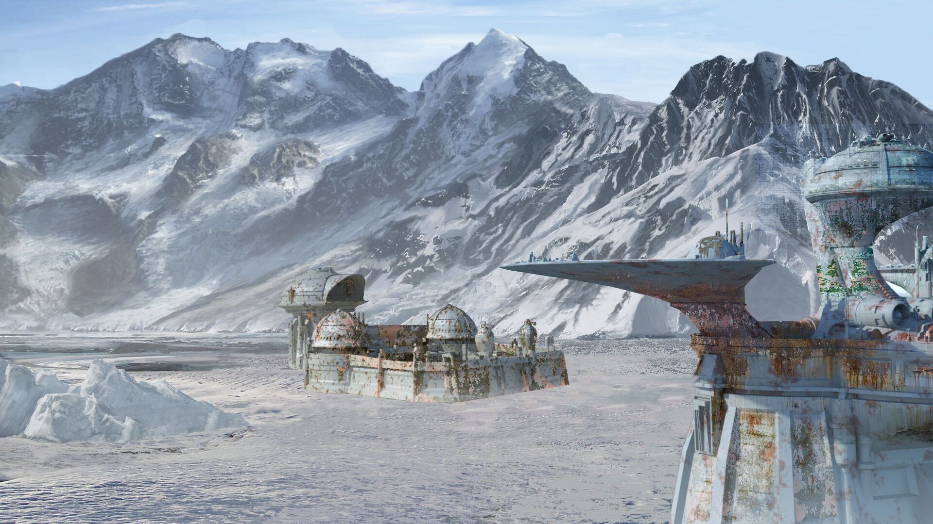 1920x1080 CONCEPT ARTIST Xavier Gonzalez base with Texture Variation