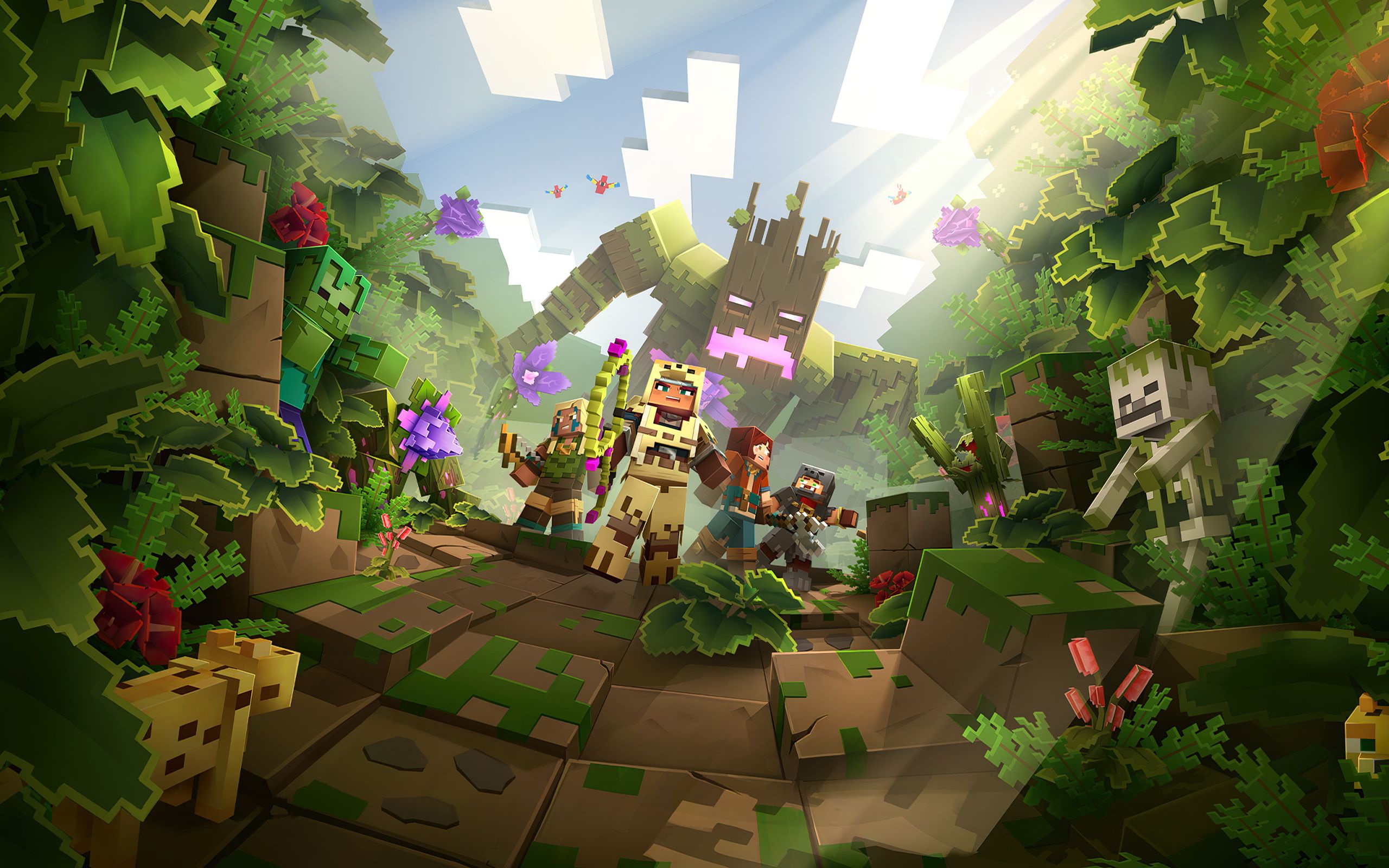 2560x1600 Minecraft Dungeons Jungle Awakens Hero Wallpaper, 2560x1600 Resolution HD 4k Wallpaper, Image, Background, Photos and Picture