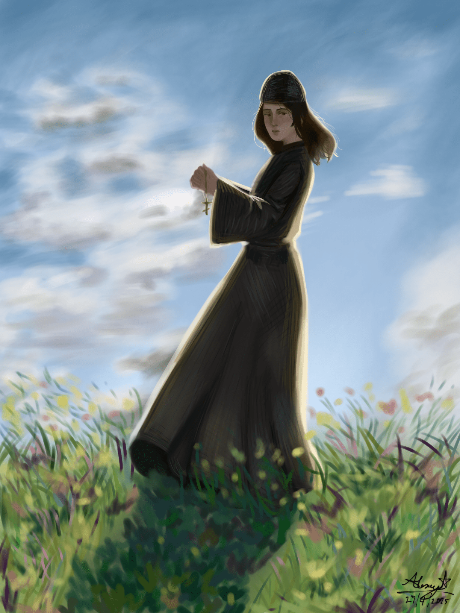 1536x2048 Alyosha Karamazov fanart inspired