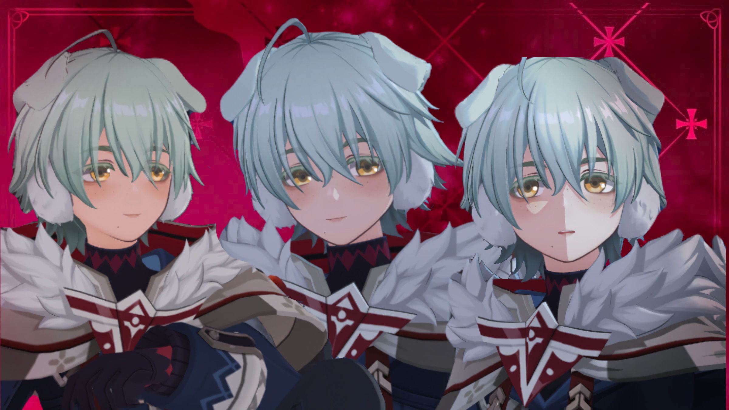 2400x1350 puppy boy alyosha ૮ • ﻌ - ა Mod for Genshin Impact