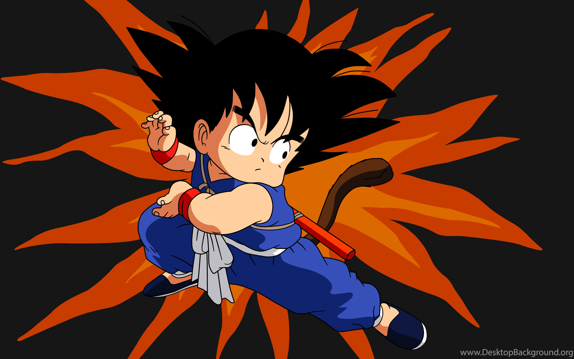 1920x1200 Dragon Ball Kid Goku Background Wallpaper Mbagusi.com Desktop Background
