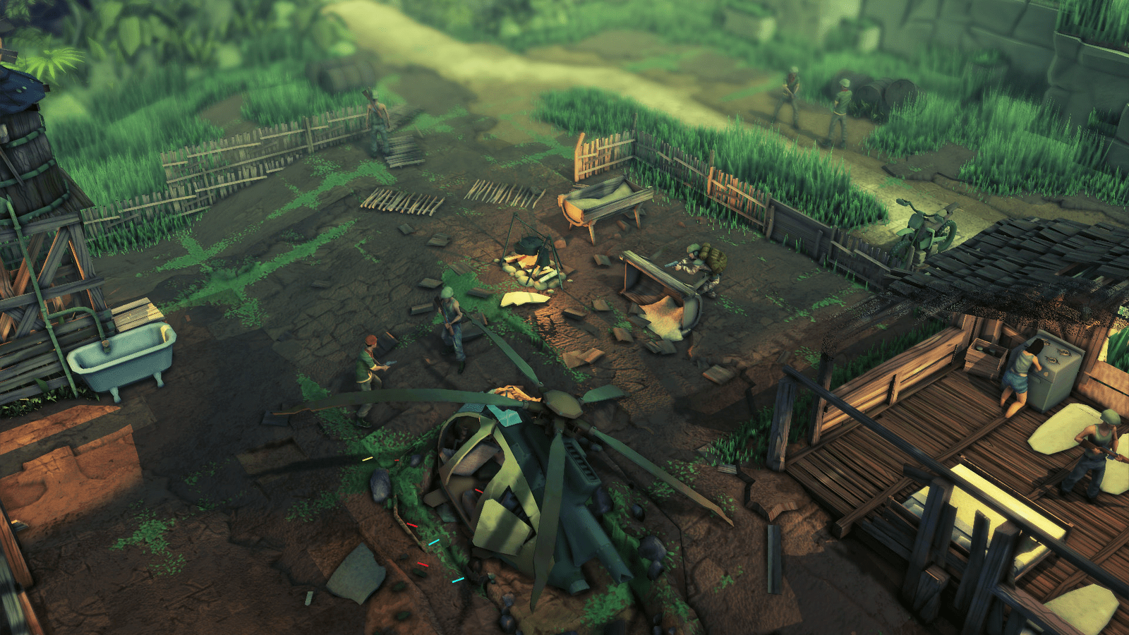 1600x900 New Jagged Alliance game for 2018. Rock Paper Shotgun