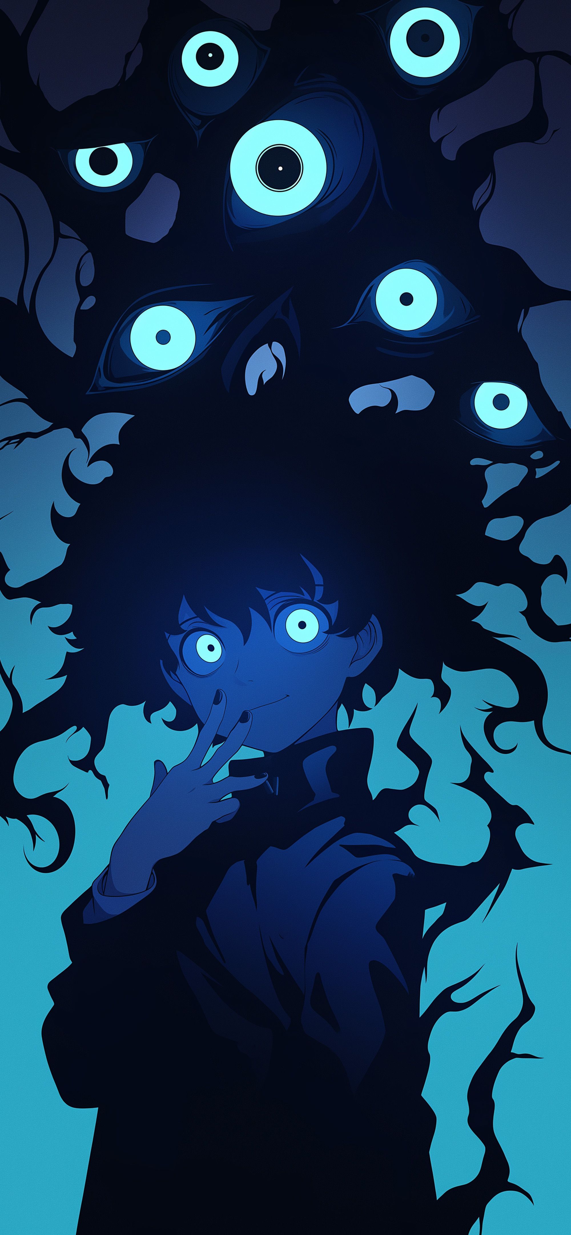 2000x4329 Mysterious Sci Fi Deku Eyes Shadow Wallpaper