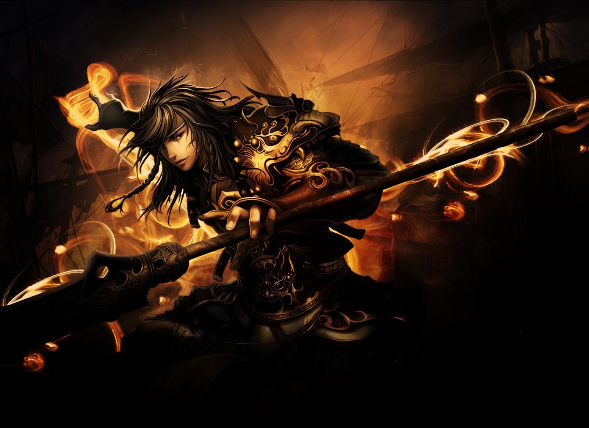 1980x1440 Wallpaper magic, armor, sail Full HD for phone and desktop