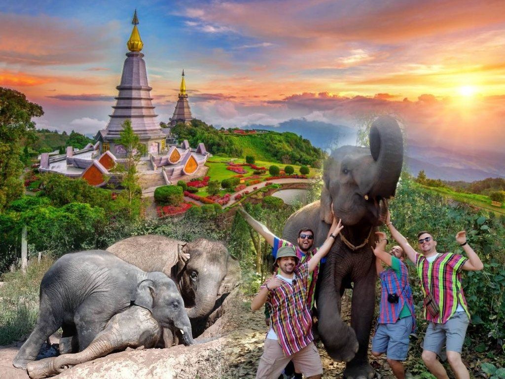 1024x768 Elephant Sanctuary & Pha Dok Siew Trek