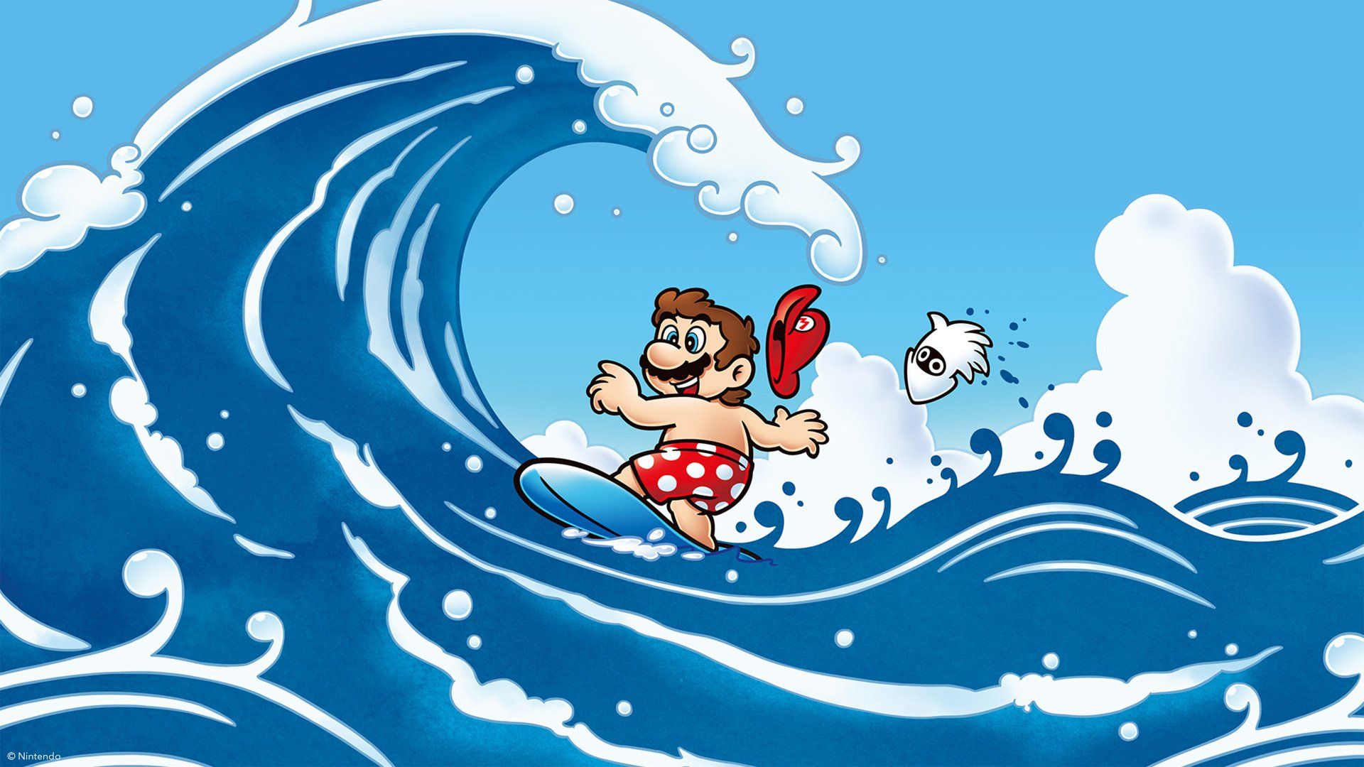 1920x1080 Super Mario's Epic 4K Surf Adventure