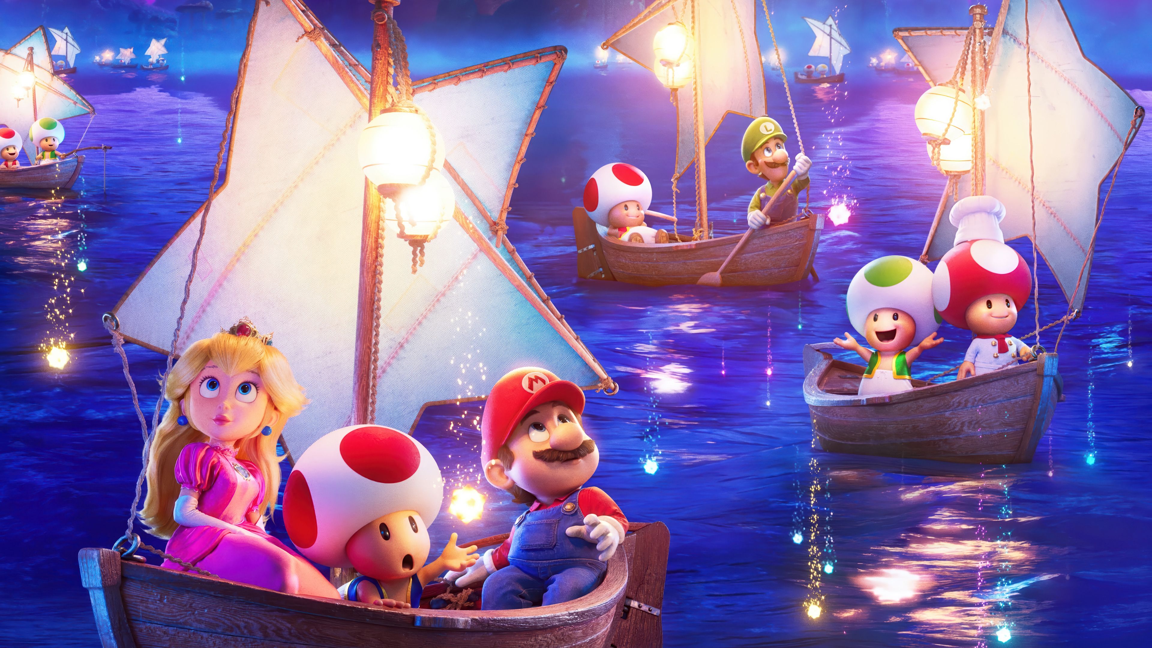 3840x2160 Super Mario Galaxy Movie Poster Wallpaper 4K HD PC