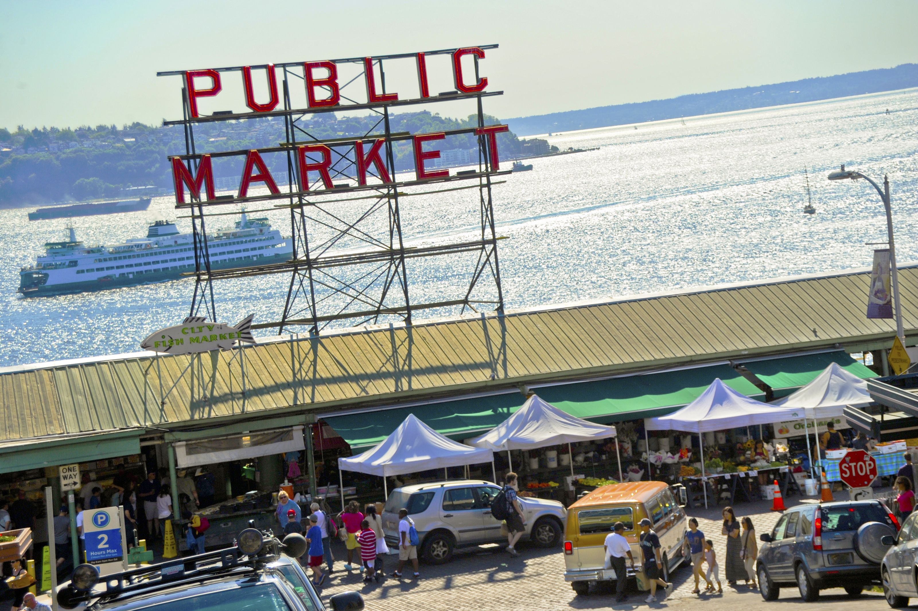 3200x2130 Pike Place Market Seattle, WA Wall Mural