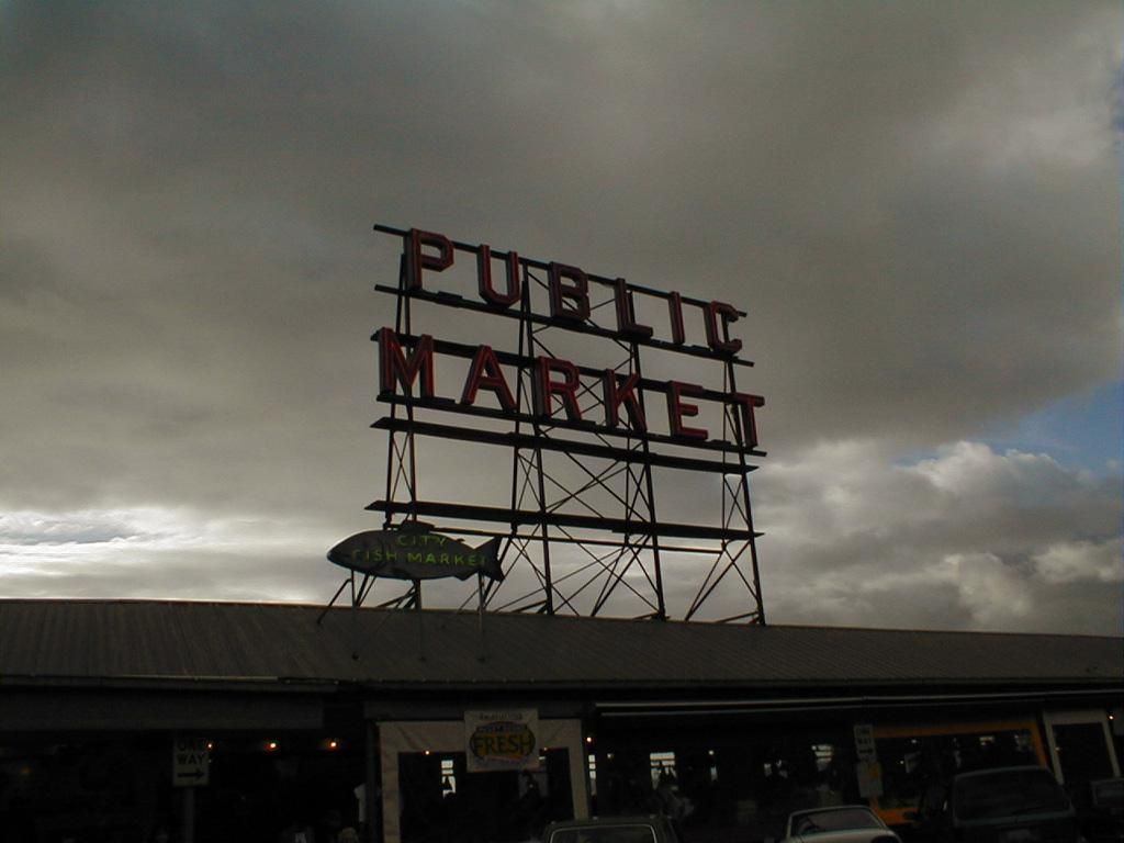 1024x768 Free picture: pike, place, market, Seattle