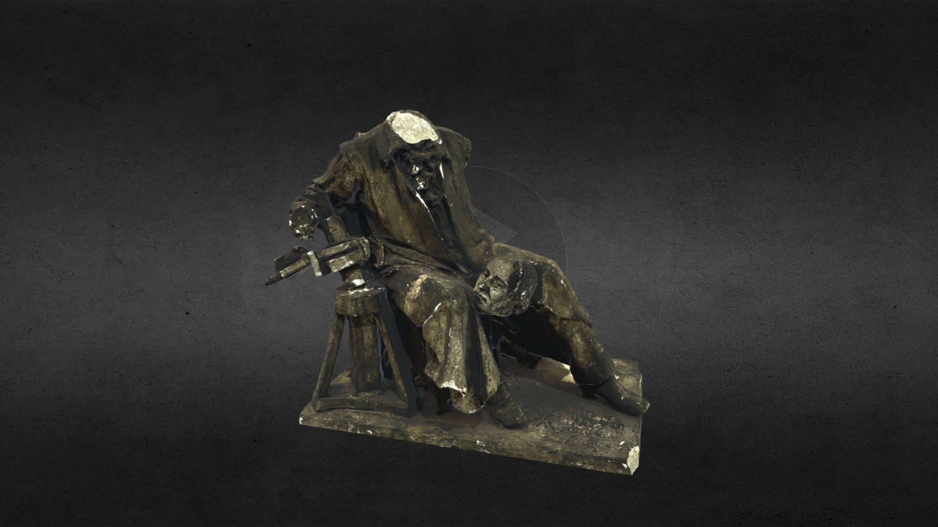 1920x1080 Carl Friedrich Gauss Free 3D model by City Museum Berlin [06d8eec]