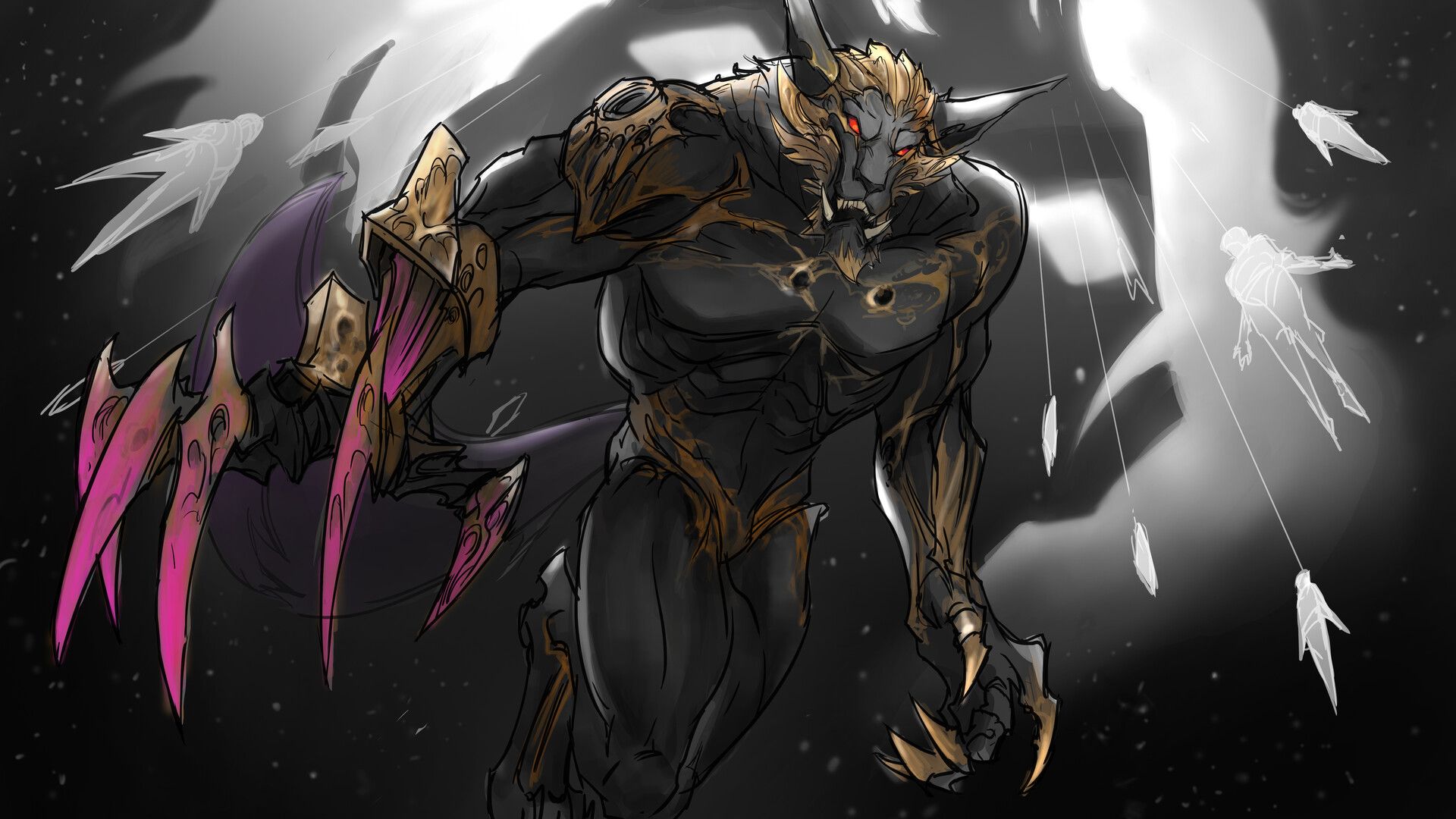 1920x1080 Arcane 2 Warwick of Legends