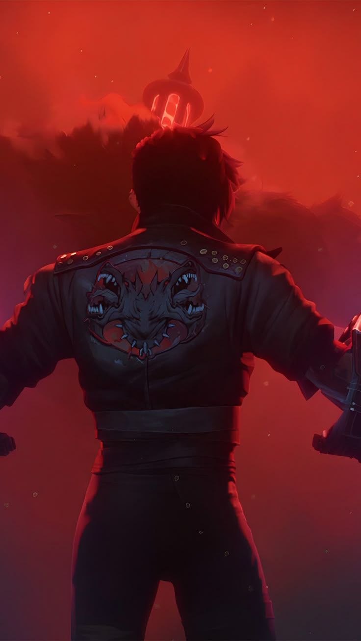 736x1308 Vi and Warwick Arcane Season 2 Act 3 Wallpaper