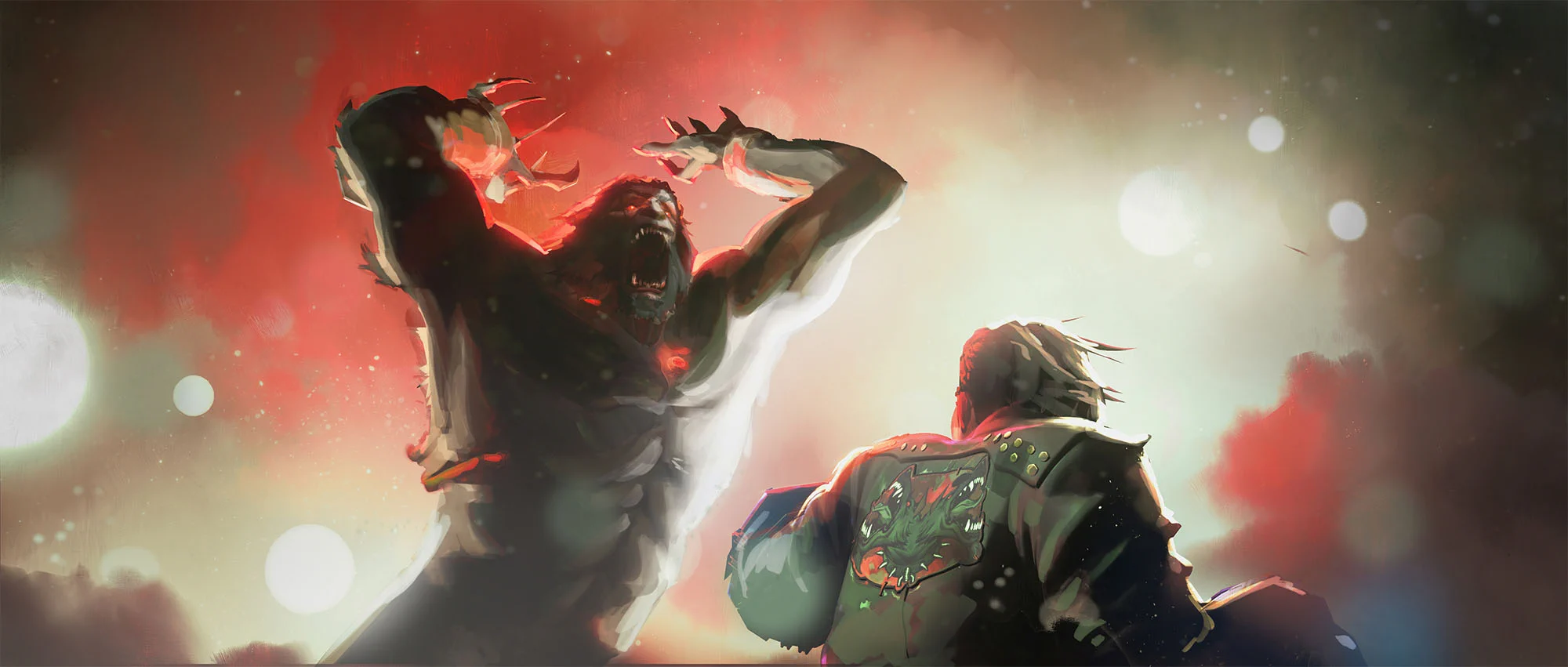 2000x851 Arcane in Detail ✨️ on X: Arcane S2 Vi vs. Warwick Concept Art