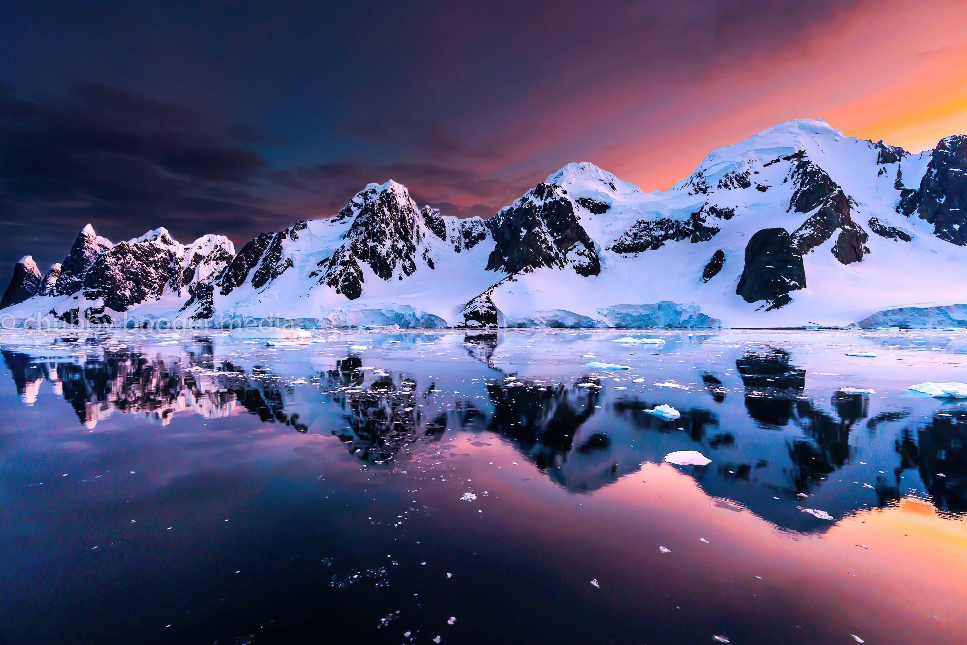 3840x2561 Sunset In Antarctica 4k Wallpaper, HD Nature Wallpaper, 4k Wallpaper, Image, Background, Photos and Picture
