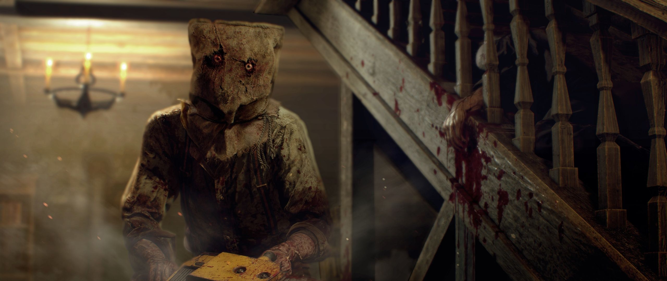 2560x1080 Scarecrow Wallpaper 4K, Resident Evil 2023 Games