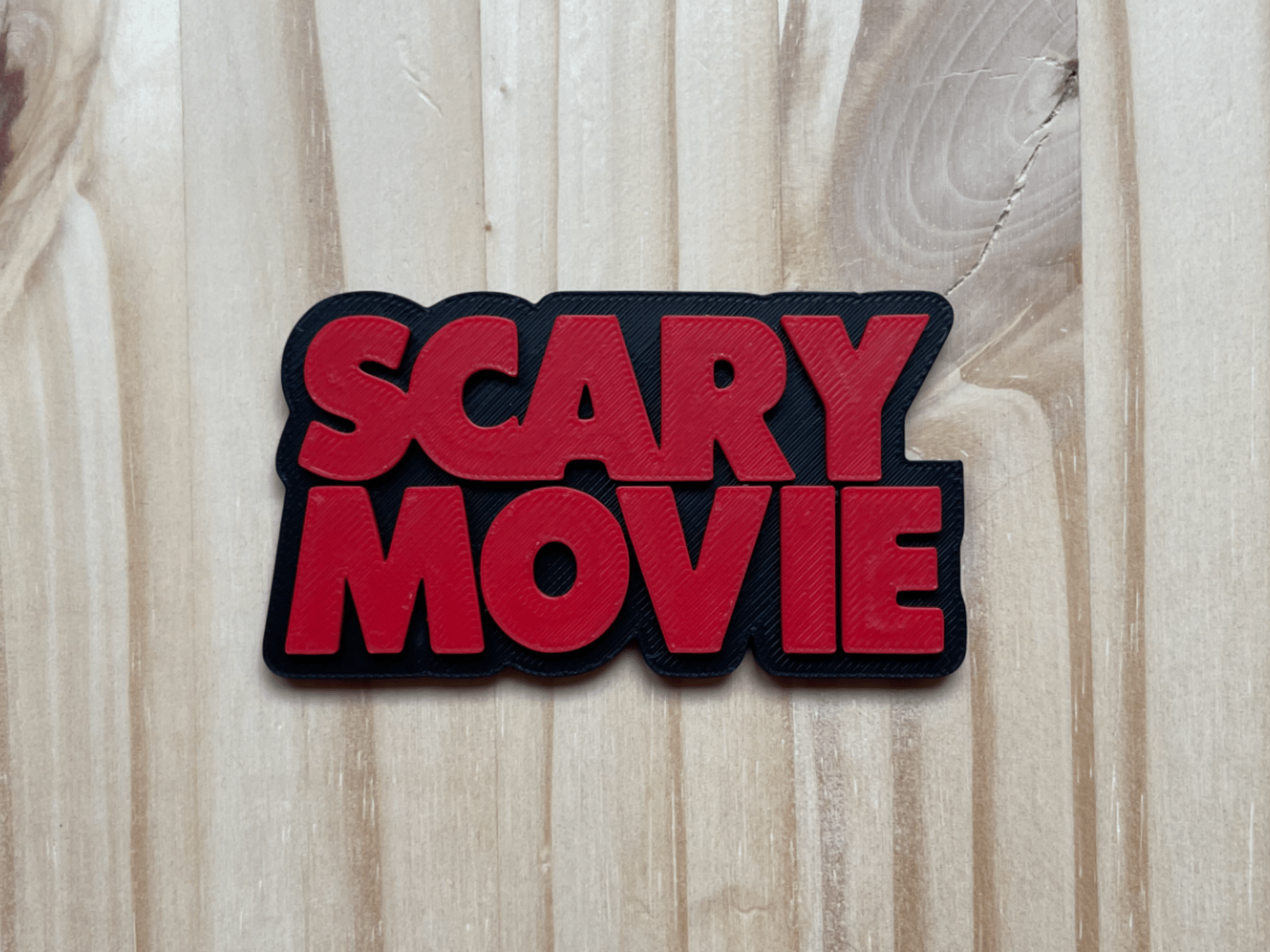1920x1440 Scary Movie Logo 3D Print Model