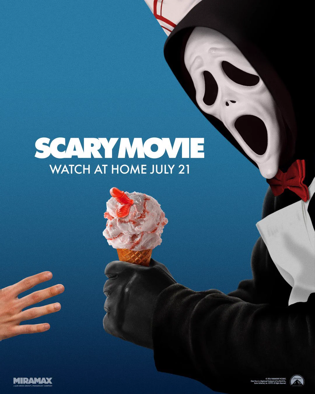 1080x1350 Film Updates on X: New posters for 'SCARY MOVIE' have been released, featuring parodies of: • 'Obsession' • 'The Odyssey' • 'Ice Cream Man' Coming to Digital tomorrow, July 21. / X
