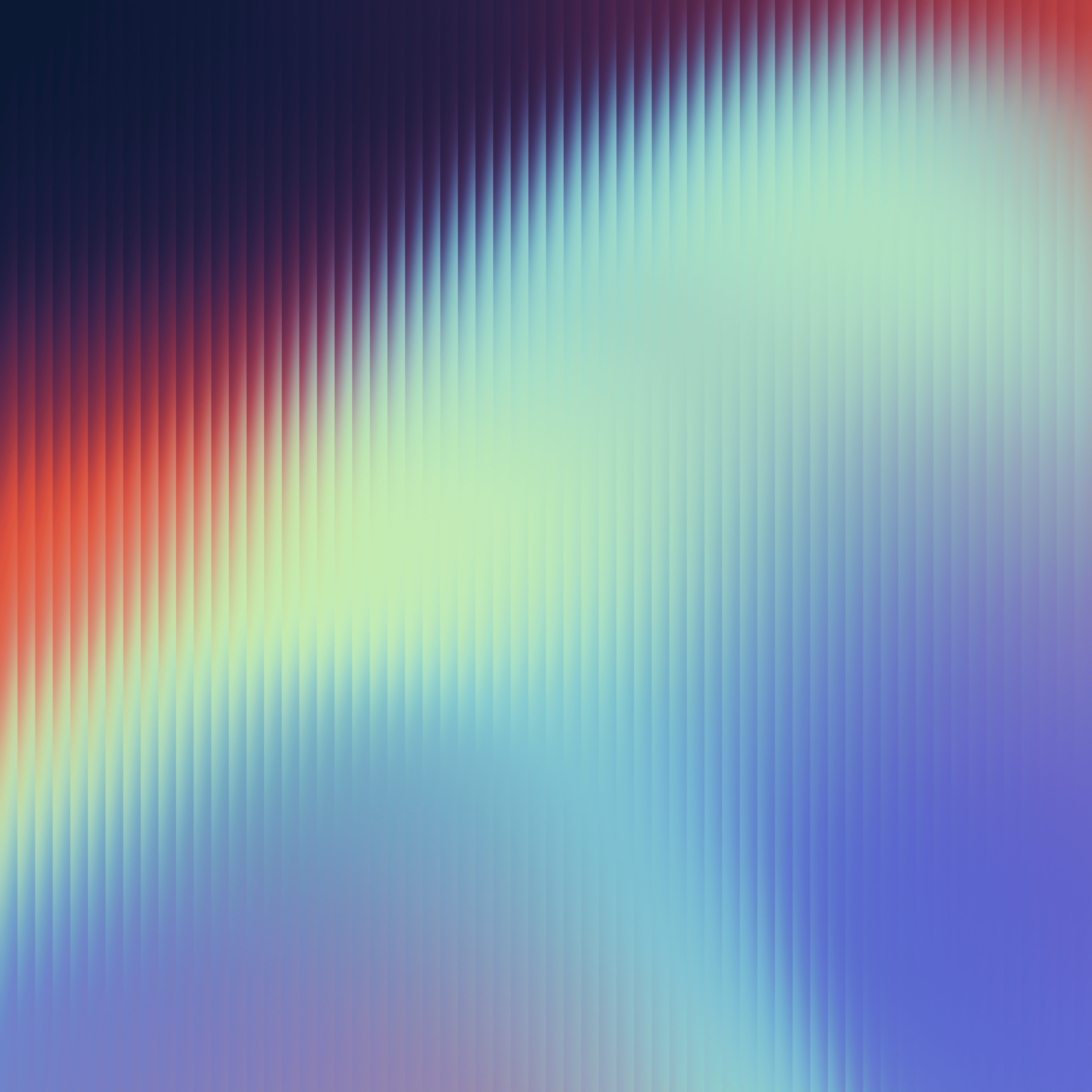 2732x2732 Mesmerizing “Fluted Gradients” wallpaper series