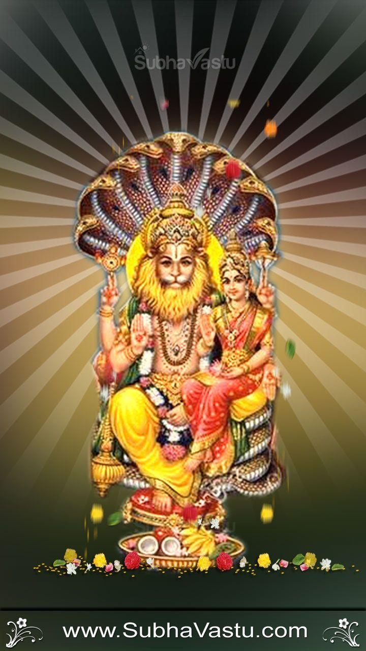 720x1280 Lakshmi Narasimha Wallpaper