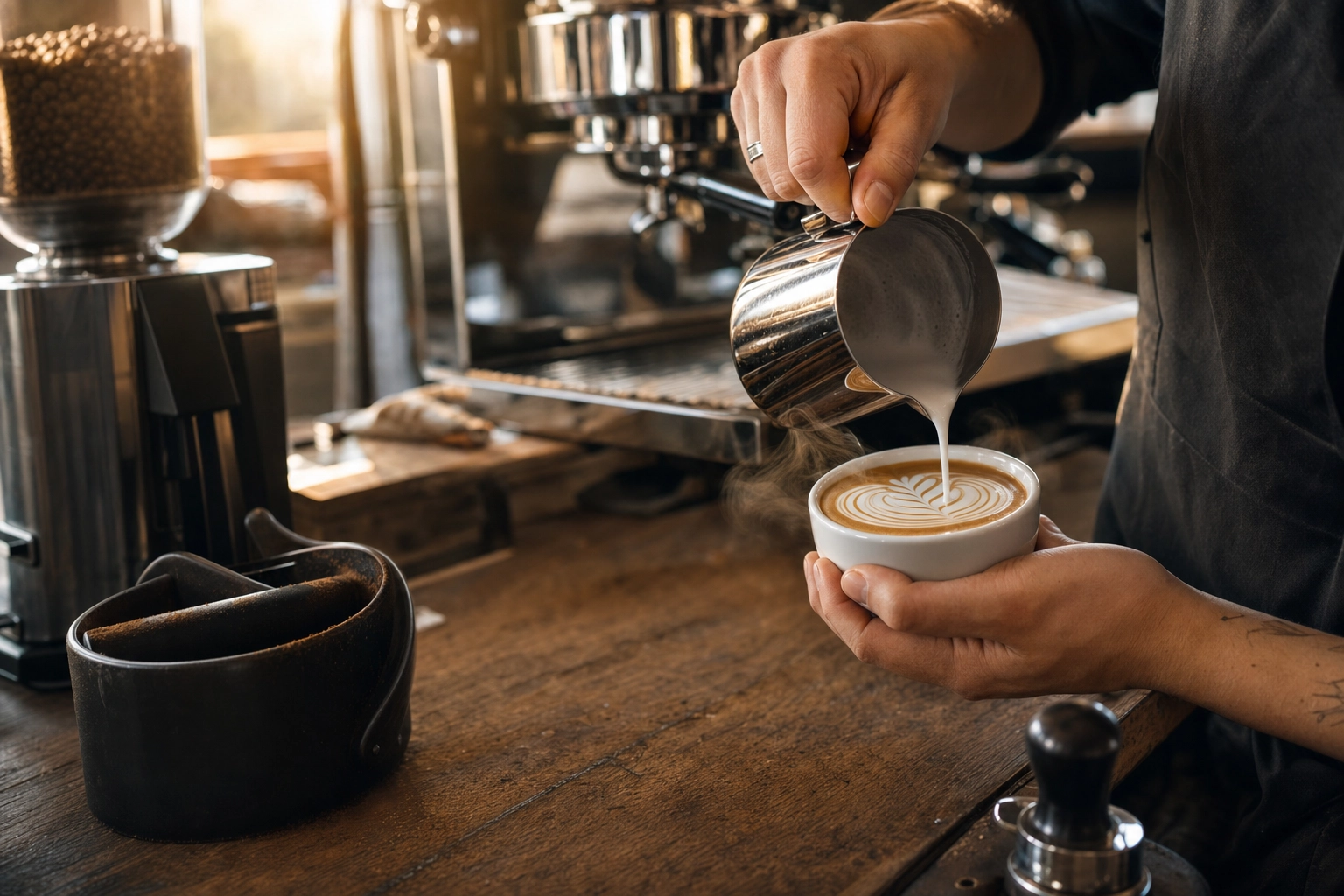 1536x1024 Coffee Photography: Latte Art, Bags & Cafe Shots Guide