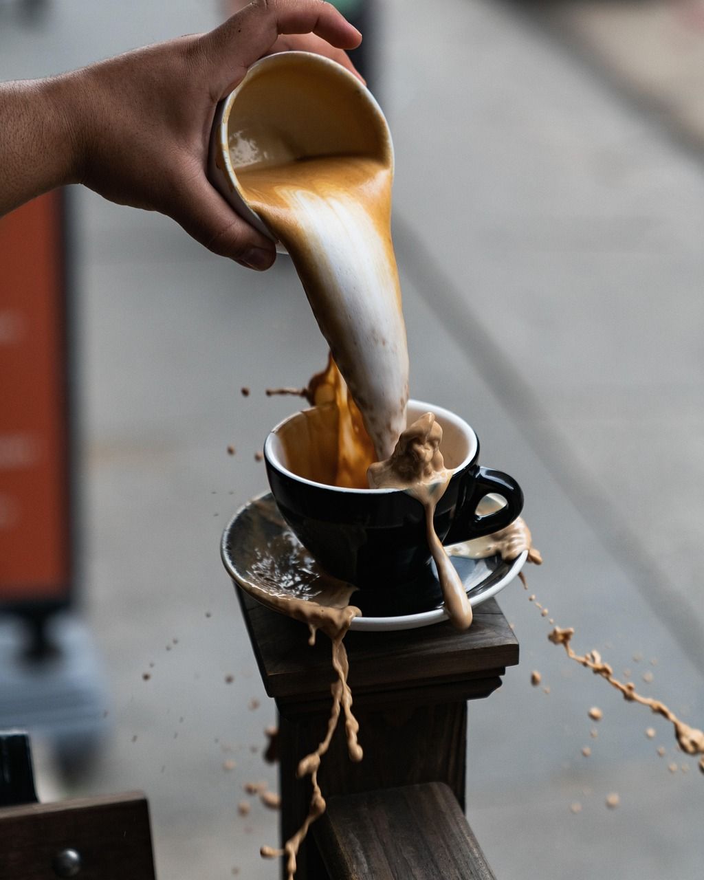 1024x1280 Coffee Splash Pour