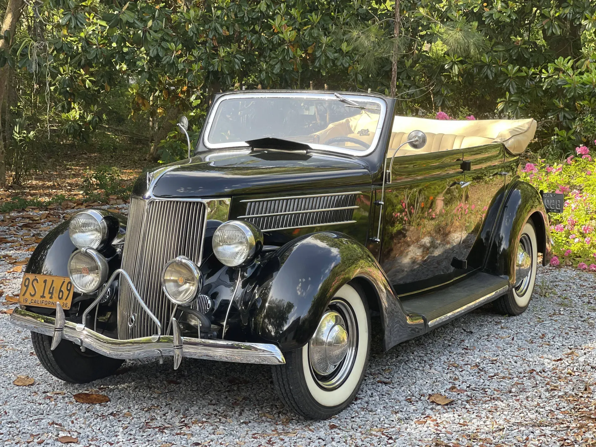 1920x1440 Ford Slant Back Convertible Sedan With Rebuilt 228ci Flathead V8